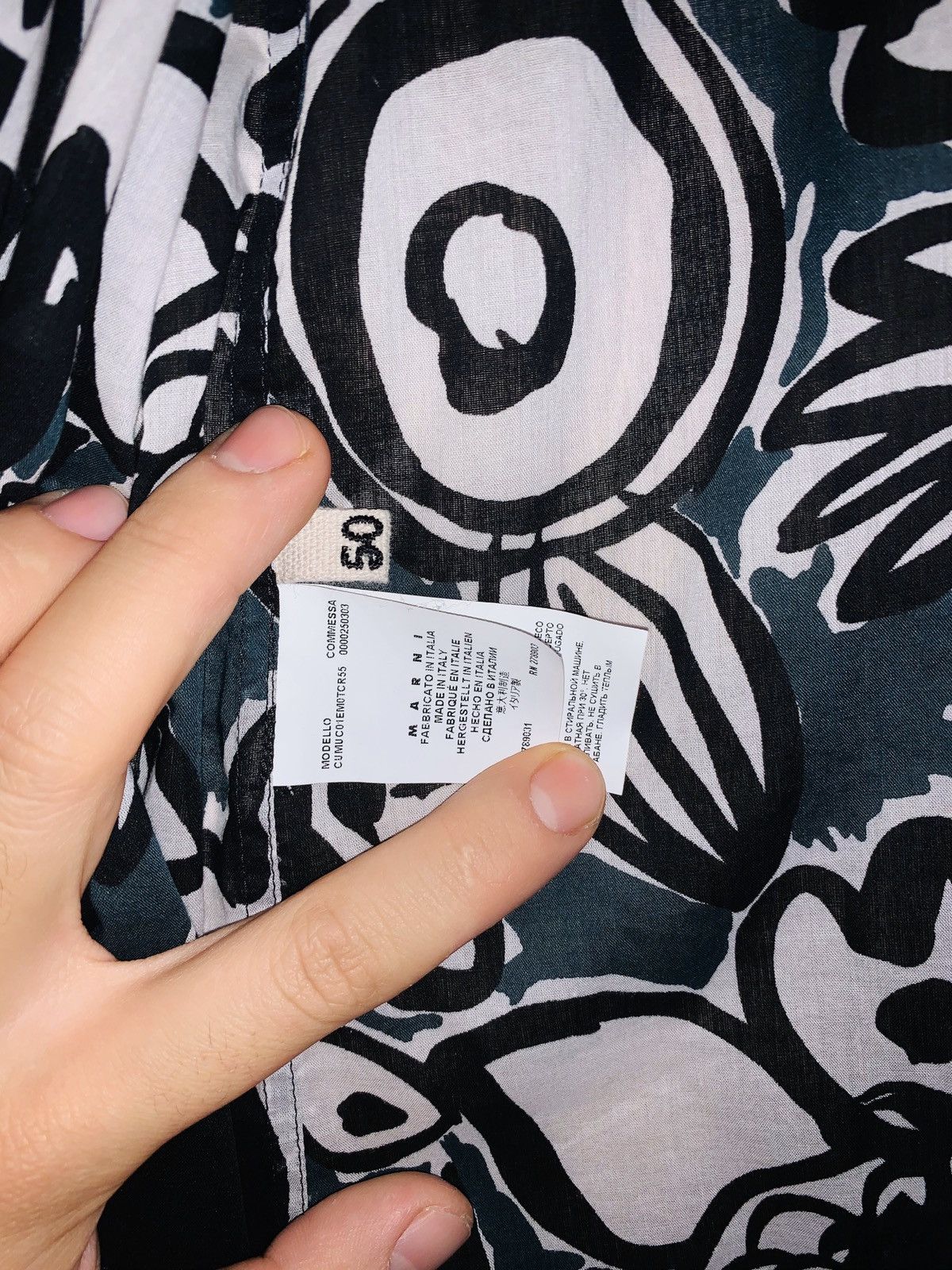 Marni Marni Print Shirt Size US M / EU 48-50 / 2 - 3 Thumbnail