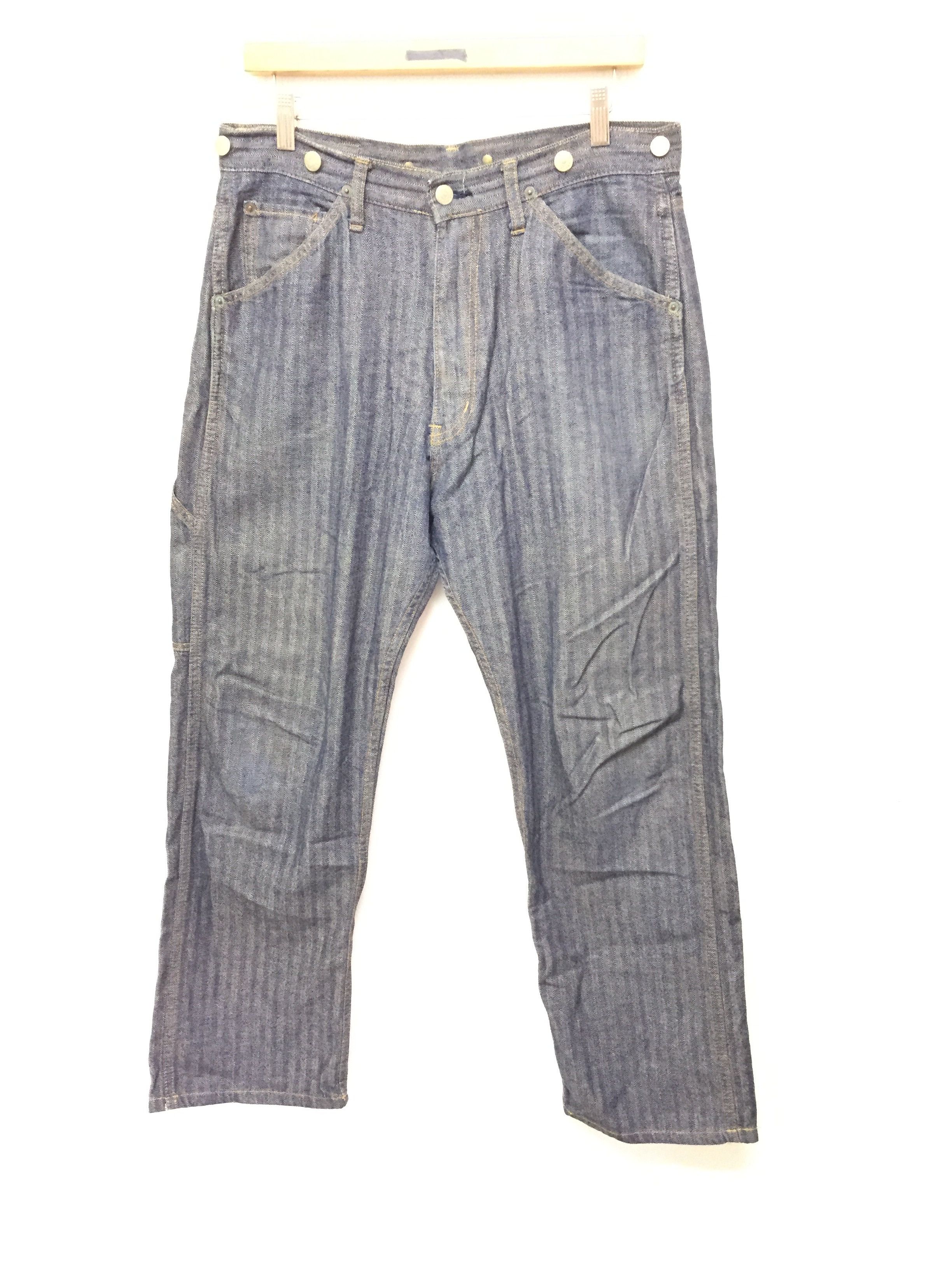 Hysteric Glamour 90's Herringbone carpenter pants Size US 33 - 1 Thumbnail
