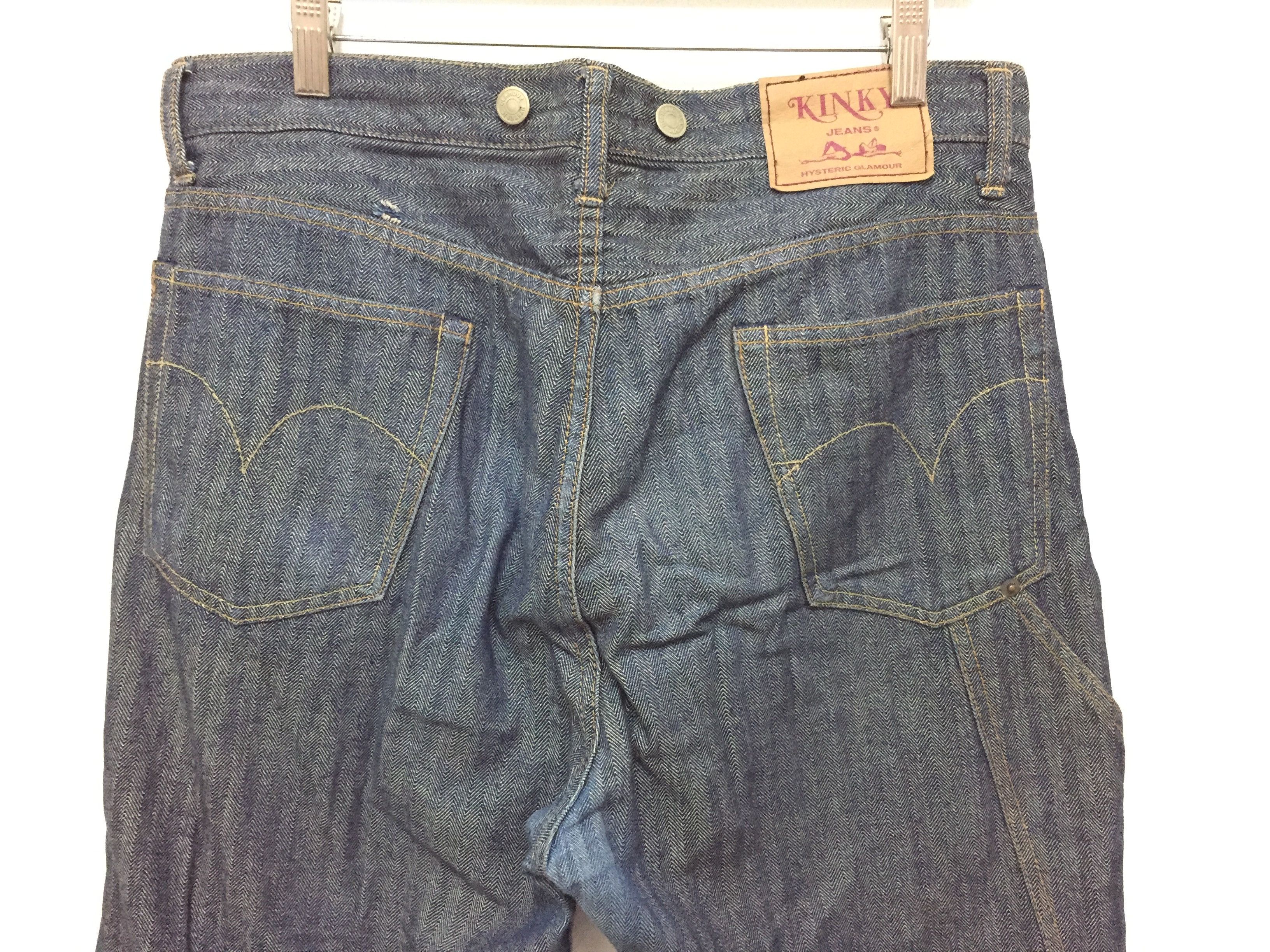Hysteric Glamour 90's Herringbone carpenter pants Size US 33 - 9 Thumbnail