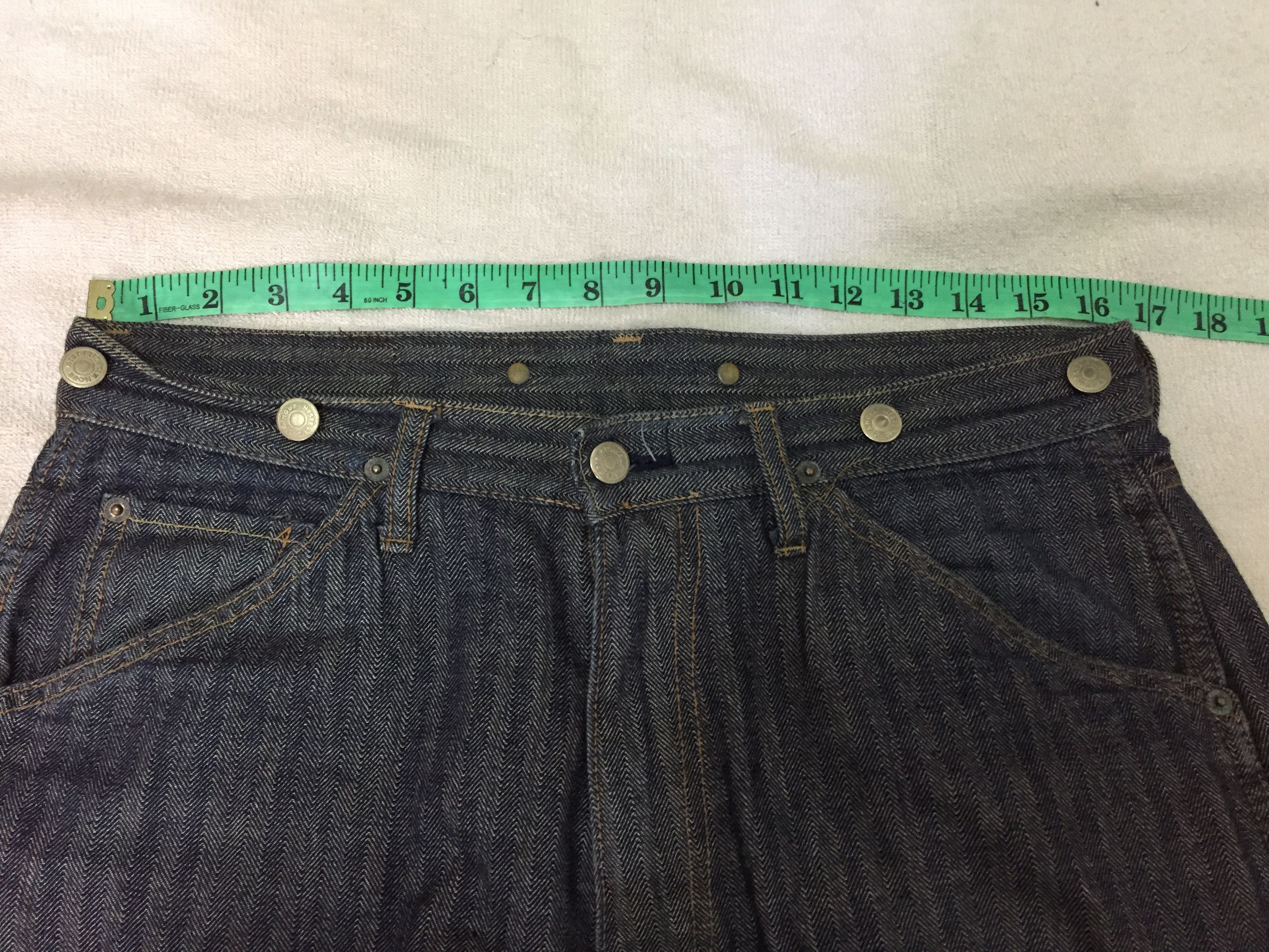 Hysteric Glamour 90's Herringbone carpenter pants Size US 33 - 15 Thumbnail
