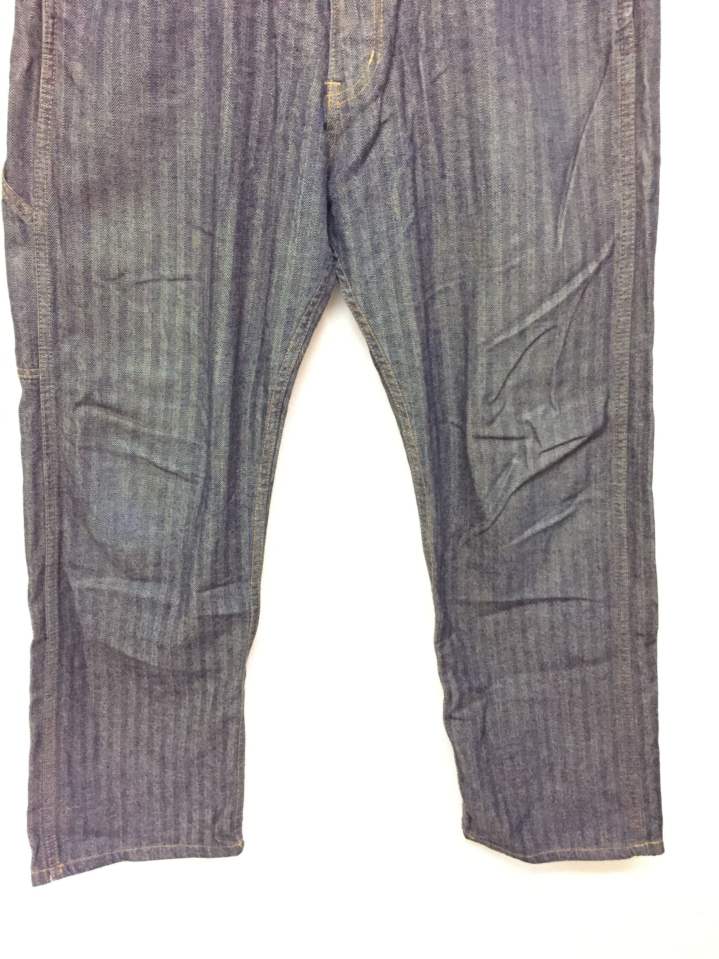 Hysteric Glamour 90's Herringbone carpenter pants Size US 33 - 4 Thumbnail