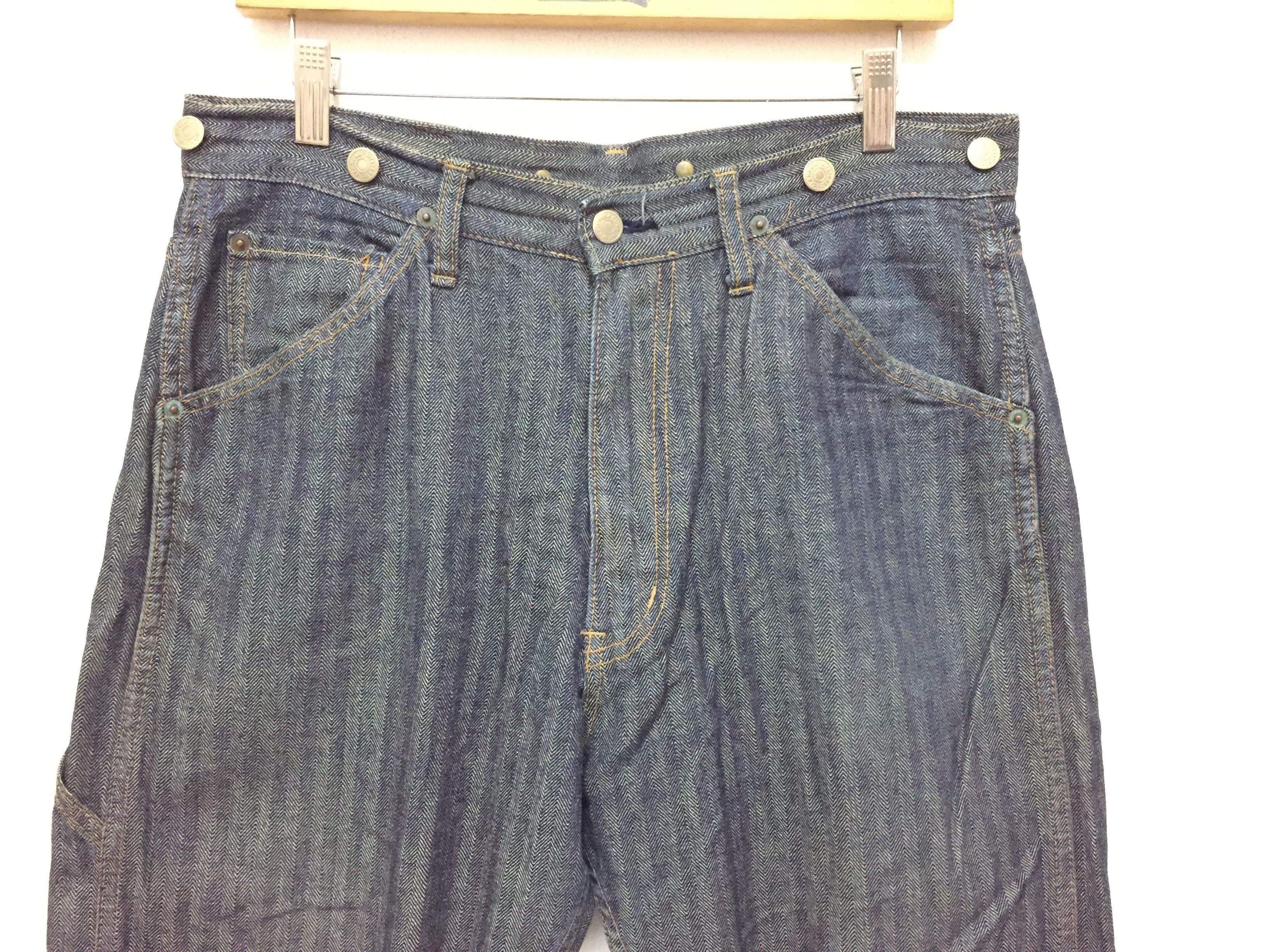 Hysteric Glamour 90's Herringbone carpenter pants Size US 33 - 3 Thumbnail