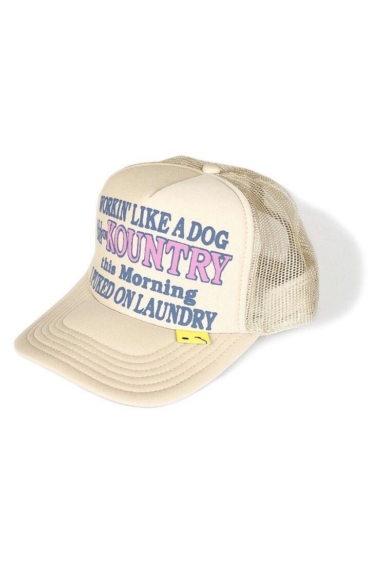 Kapital Kapital Kountry Working Puking Trucker Hat Cap Off-white Size ONE SIZE - 1 Preview