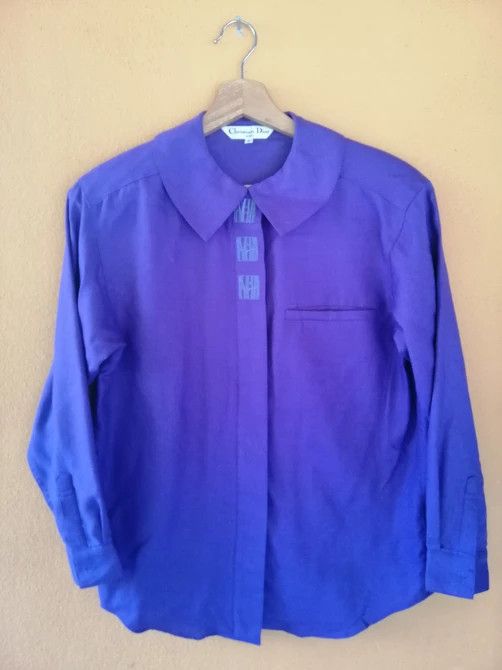 Christian Dior Monsieur Vintage Christian Dior Sport Women Nice Design Shirt Size US M / EU 48-50 / 2 - 2 Thumbnail