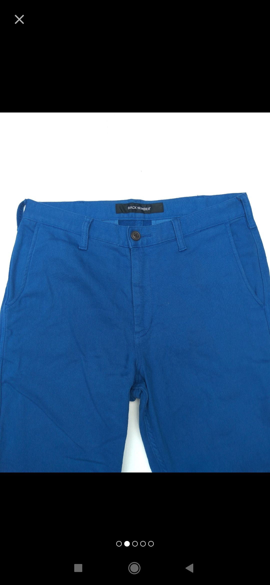 Japanese Brand Back Number pants le grande blue Size US 31 - 4 Thumbnail