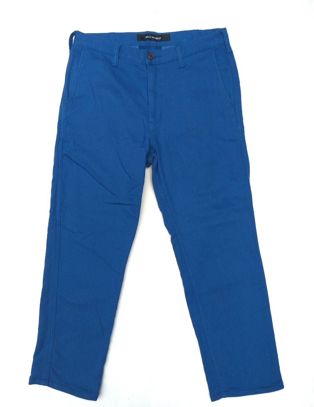 Japanese Brand Back Number pants le grande blue Size US 31 - 3 Thumbnail