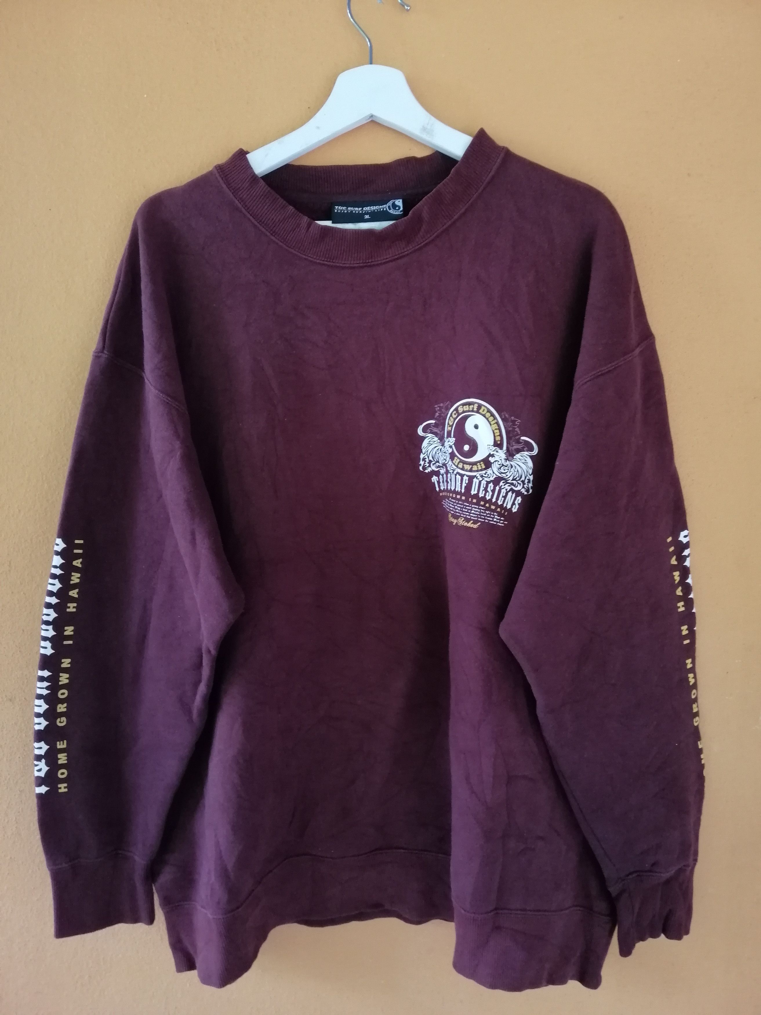 Sun Surf Vintage 90s T&C Surf Designs Hawaii Sweatshirt B20 Size US XL / EU 56 / 4 - 3 Thumbnail