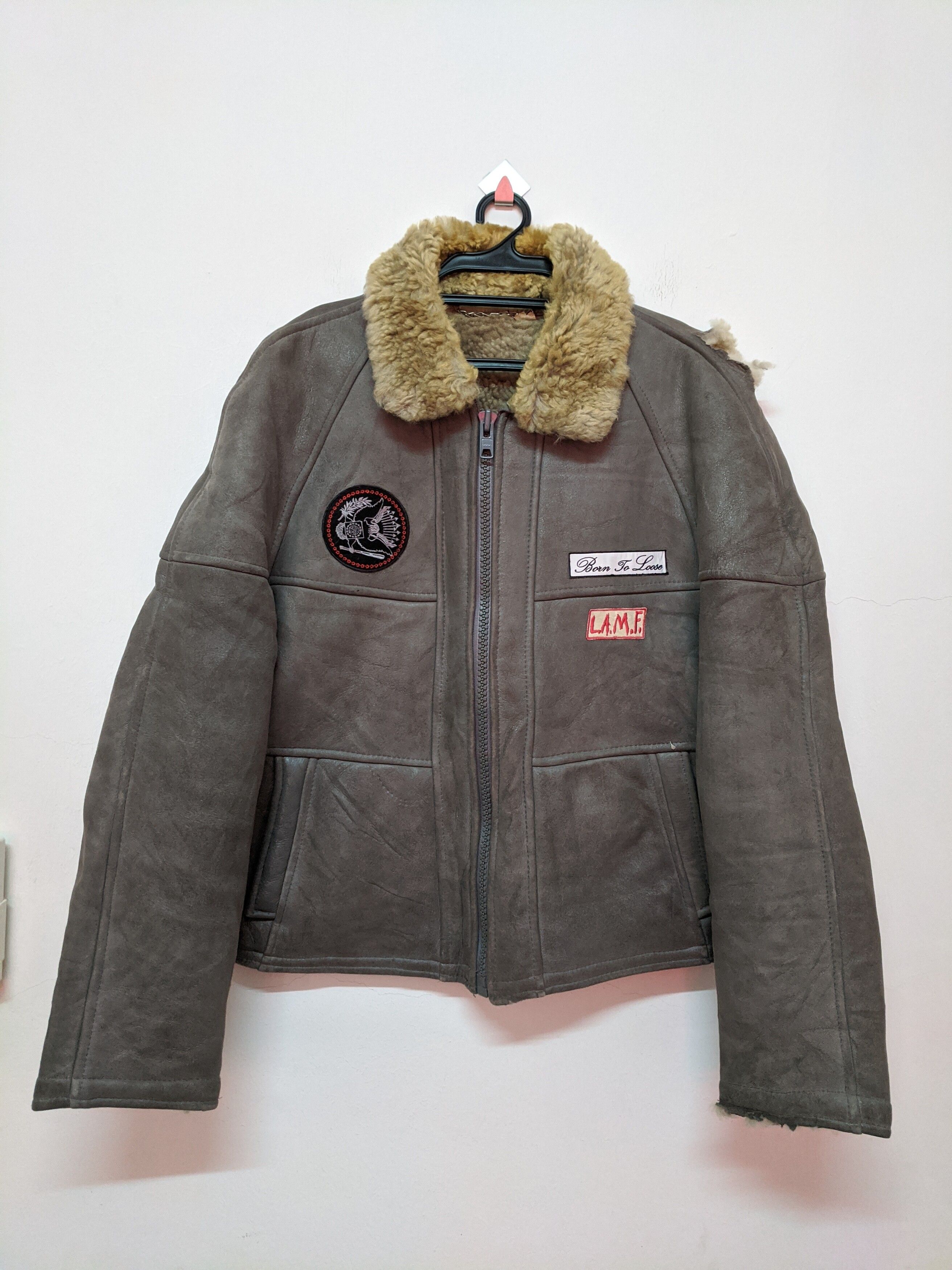 Vintage Vintage Gino leather jacket LAMF Johnny thunder punk | Grailed