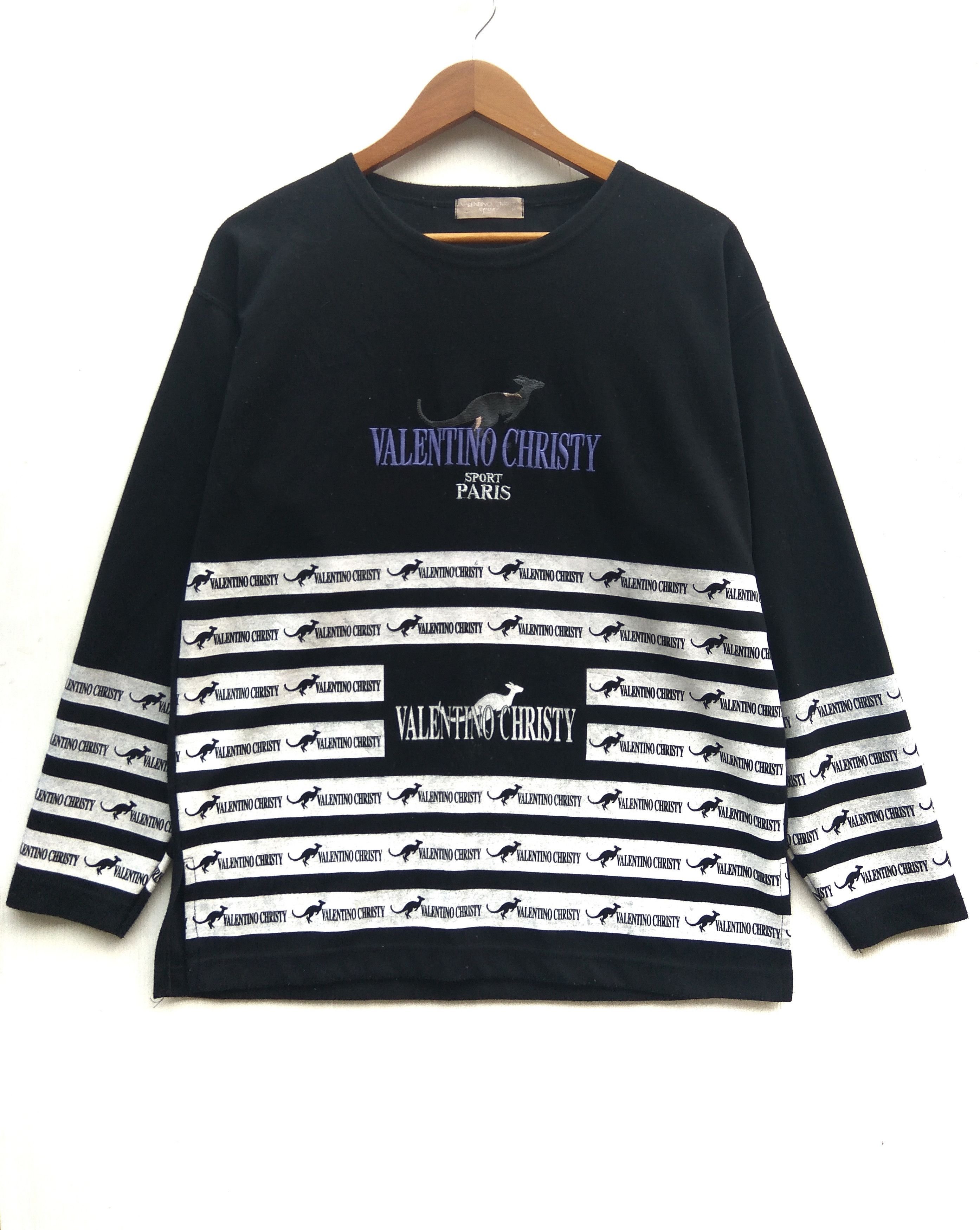 Valentino Vintage Valentino Christy sweatshirt nice design Size US L / EU 52-54 / 3 - 1 Thumbnail