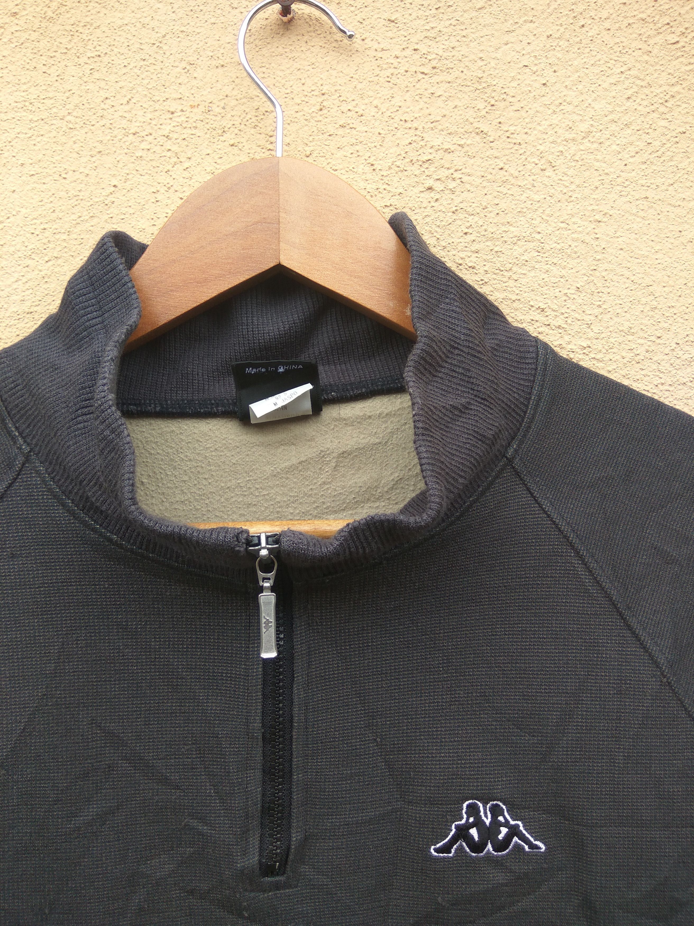Kappa Vintage Kappa small logo sweatshirt Kappa Half zipper Size US M / EU 48-50 / 2 - 2 Thumbnail