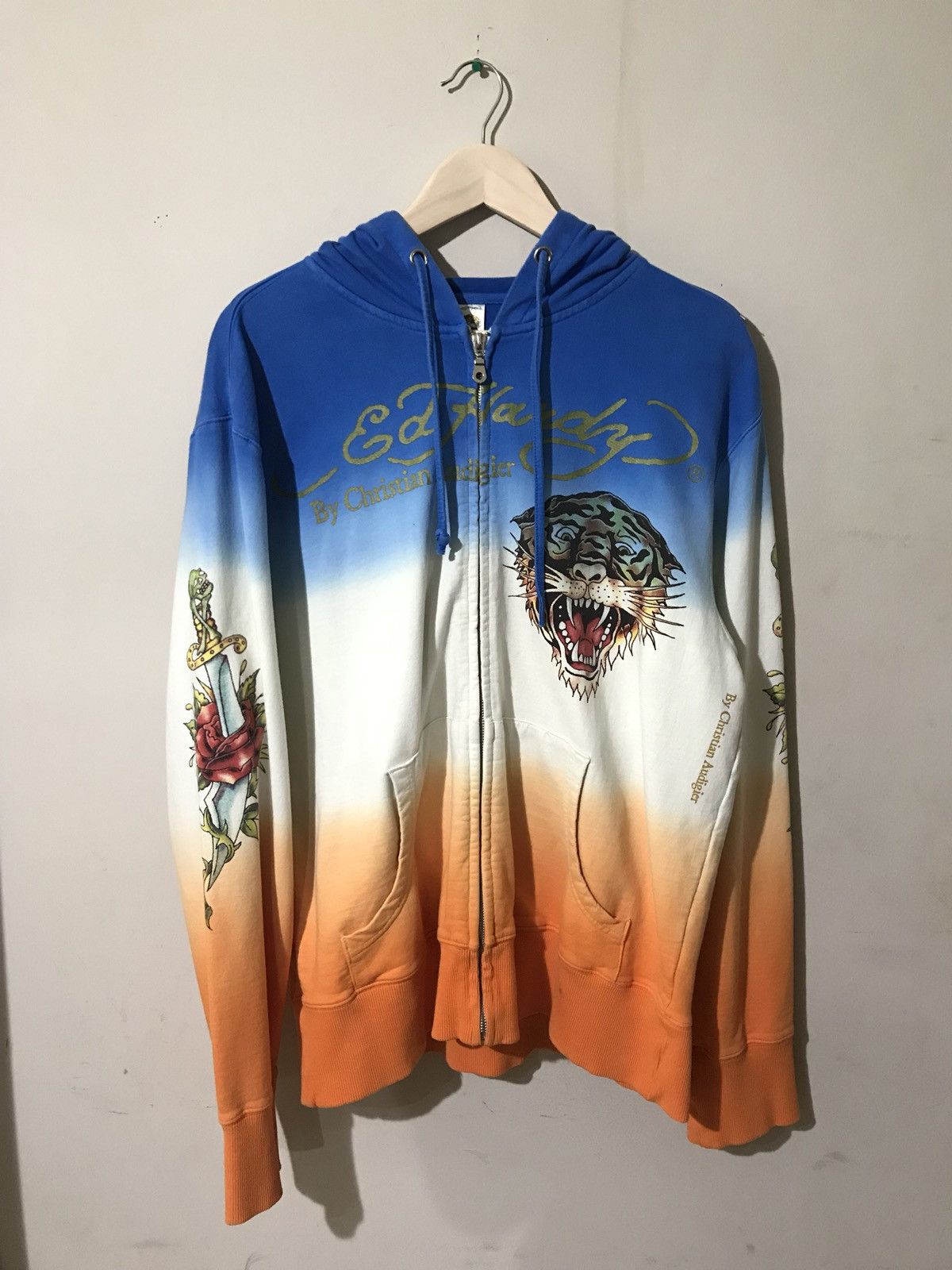 Ed Hardy Vintage Ed Hardy Hoodie Size US XL / EU 56 / 4 - 2 Thumbnail