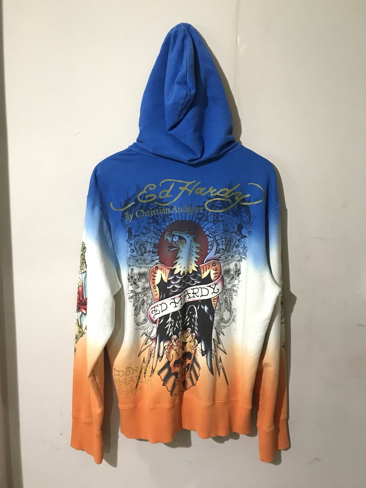 Ed Hardy Vintage Ed Hardy Hoodie Size US XL / EU 56 / 4 - 3 Thumbnail