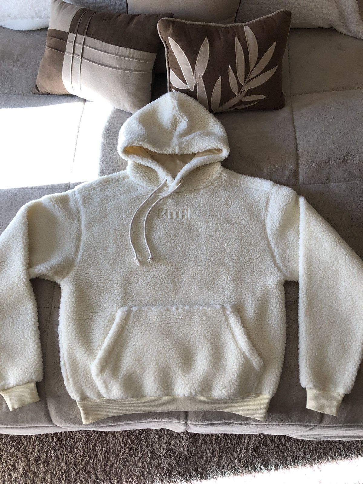 Kith sherpa classic logo hoodie sale