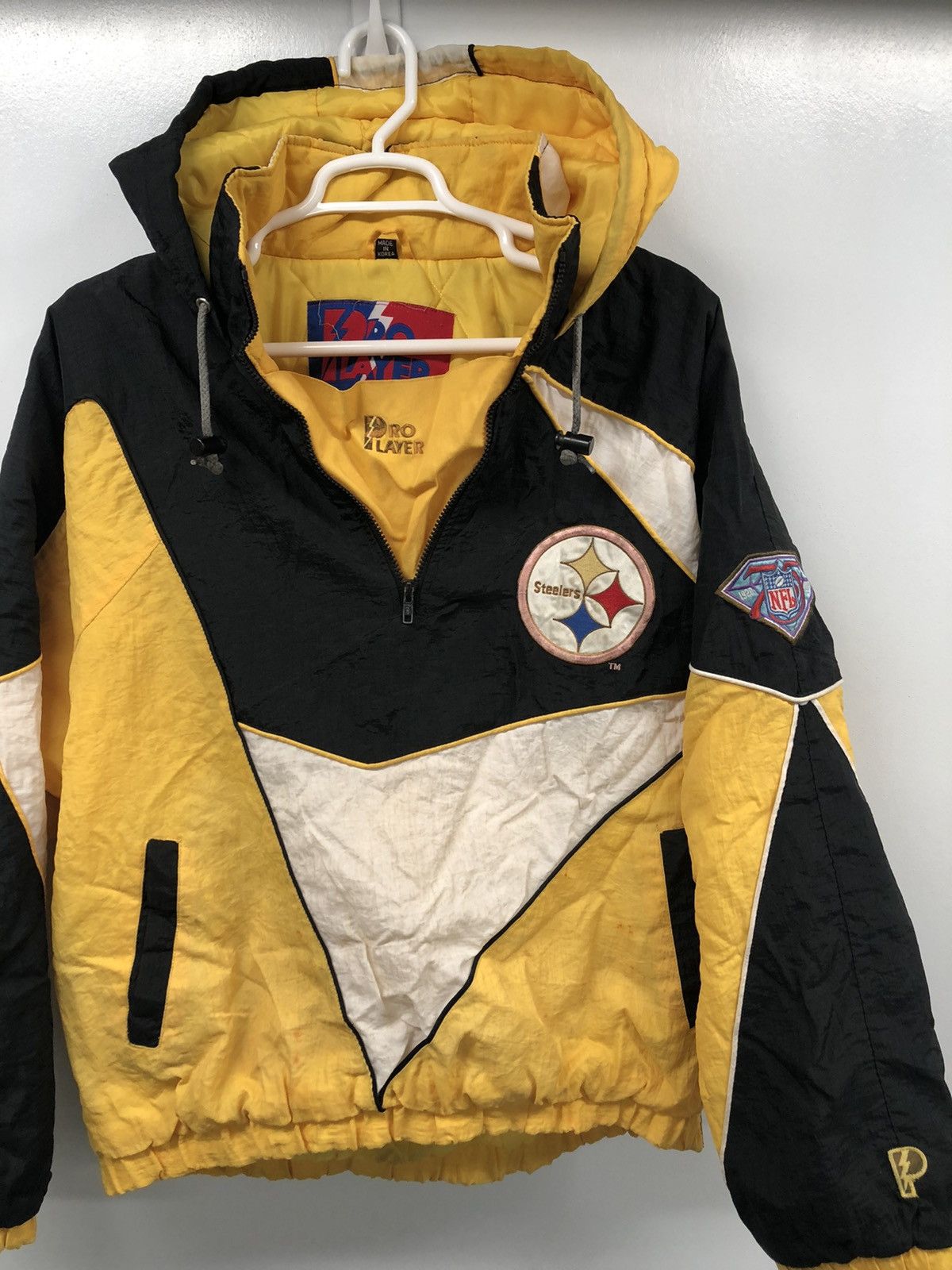 Outlet Vintage Reversible Pro Player Pittsburgh Steelers Jacket