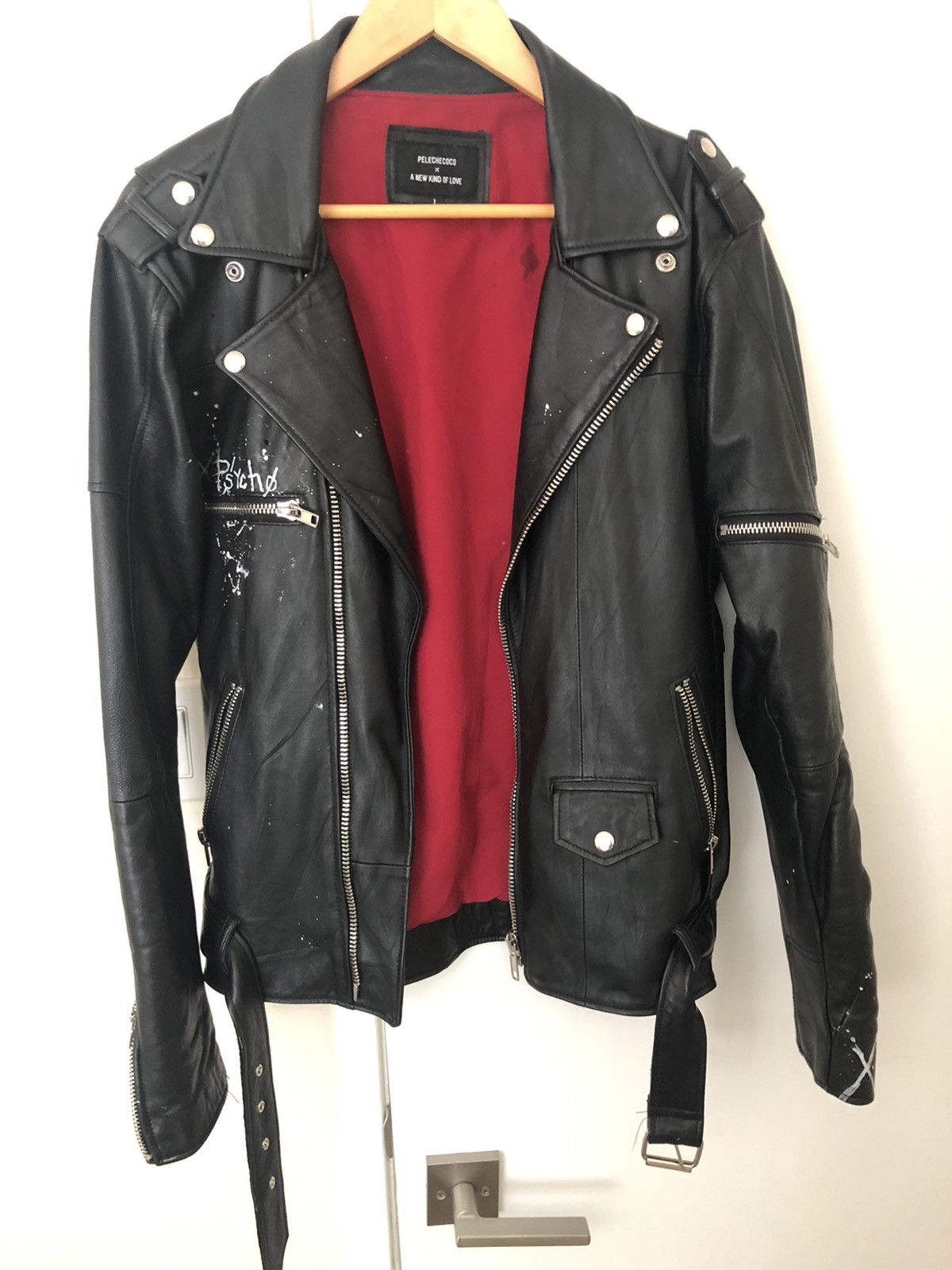 Pelechecoco biker jacket best sale