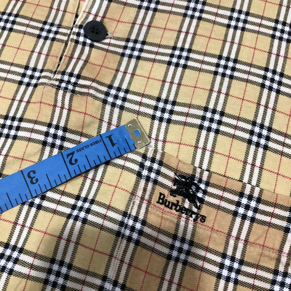 Burberry Very Distressed Burberry Nova Checked Polo Size US L / EU 52-54 / 3 - 7 Thumbnail