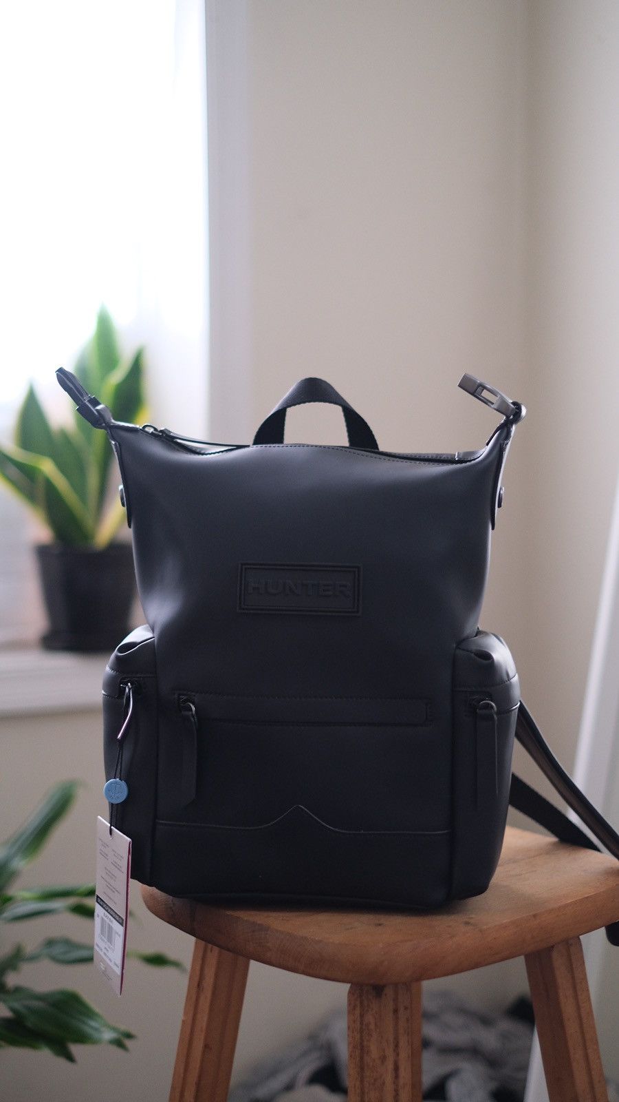 Hunter outlet Top Clip Backpack - Rubberized Leather