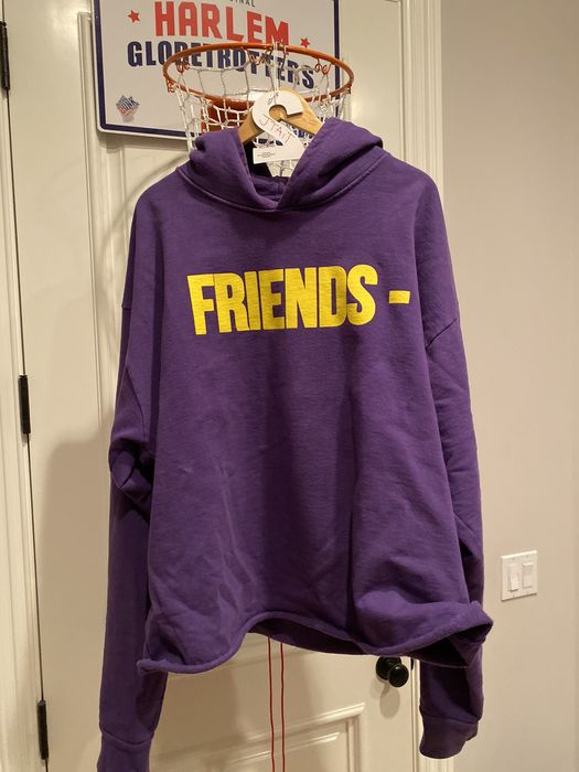 Vlone purple friends store hoodie