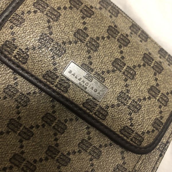 Balenciaga VINTAGE BALENCIAGA FULL MONOGRAM HANDHELD BAG HANDBAG, Grailed