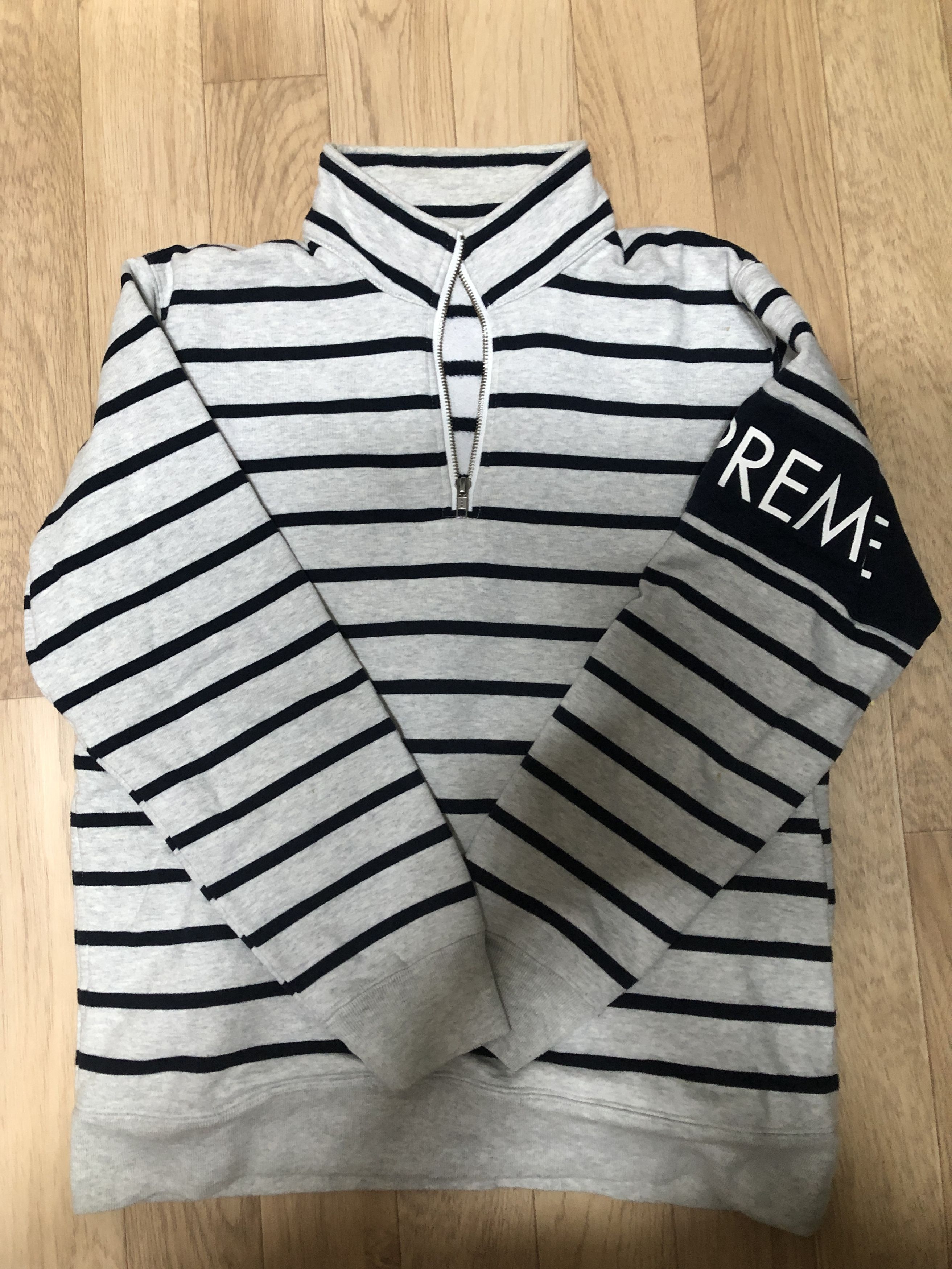 Supreme Striped Half Zip Sweat | Grailed Supreme Striped Half Zip Sweat | Grailed