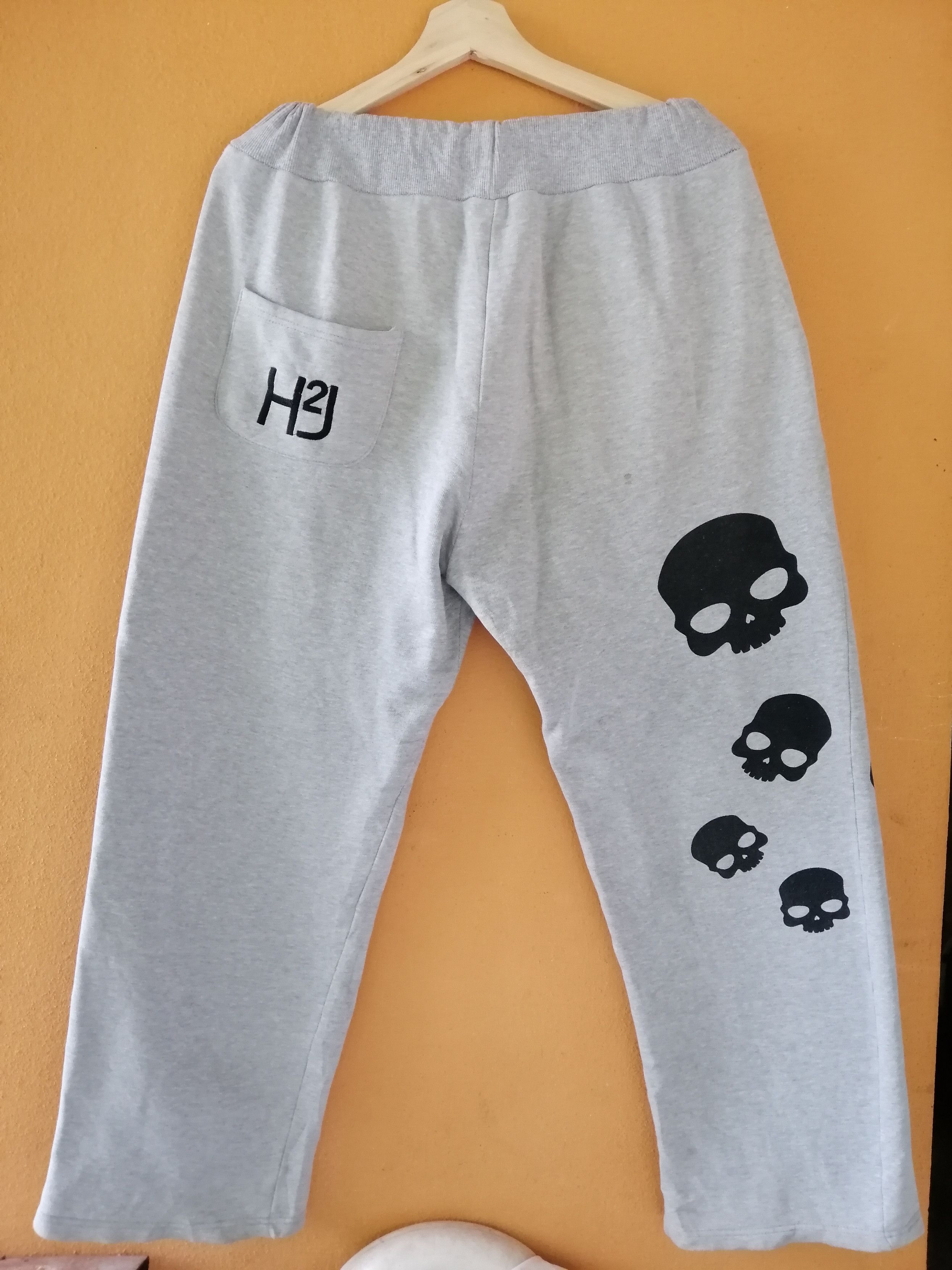 Designer × HYDROGEN Hydrogen Skulls Logo ITALY Sweatpants Size US 38 / EU 54 - 1 Thumbnail