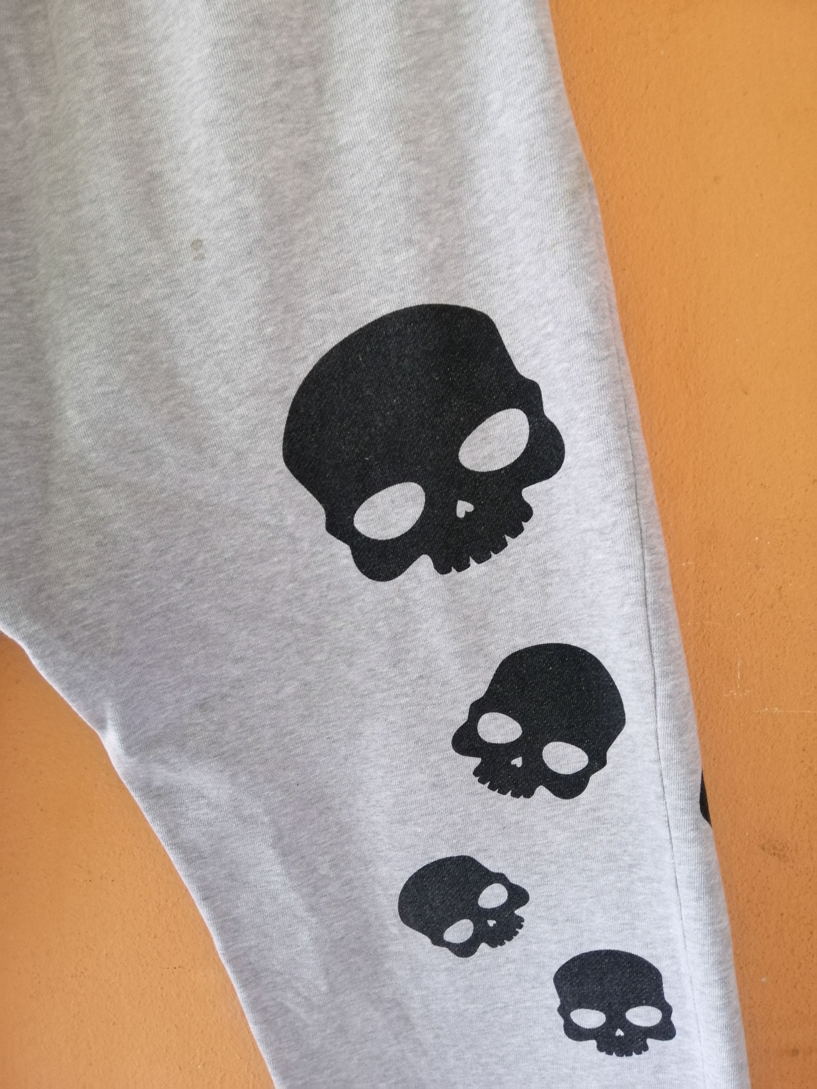 Designer × HYDROGEN Hydrogen Skulls Logo ITALY Sweatpants Size US 38 / EU 54 - 11 Thumbnail