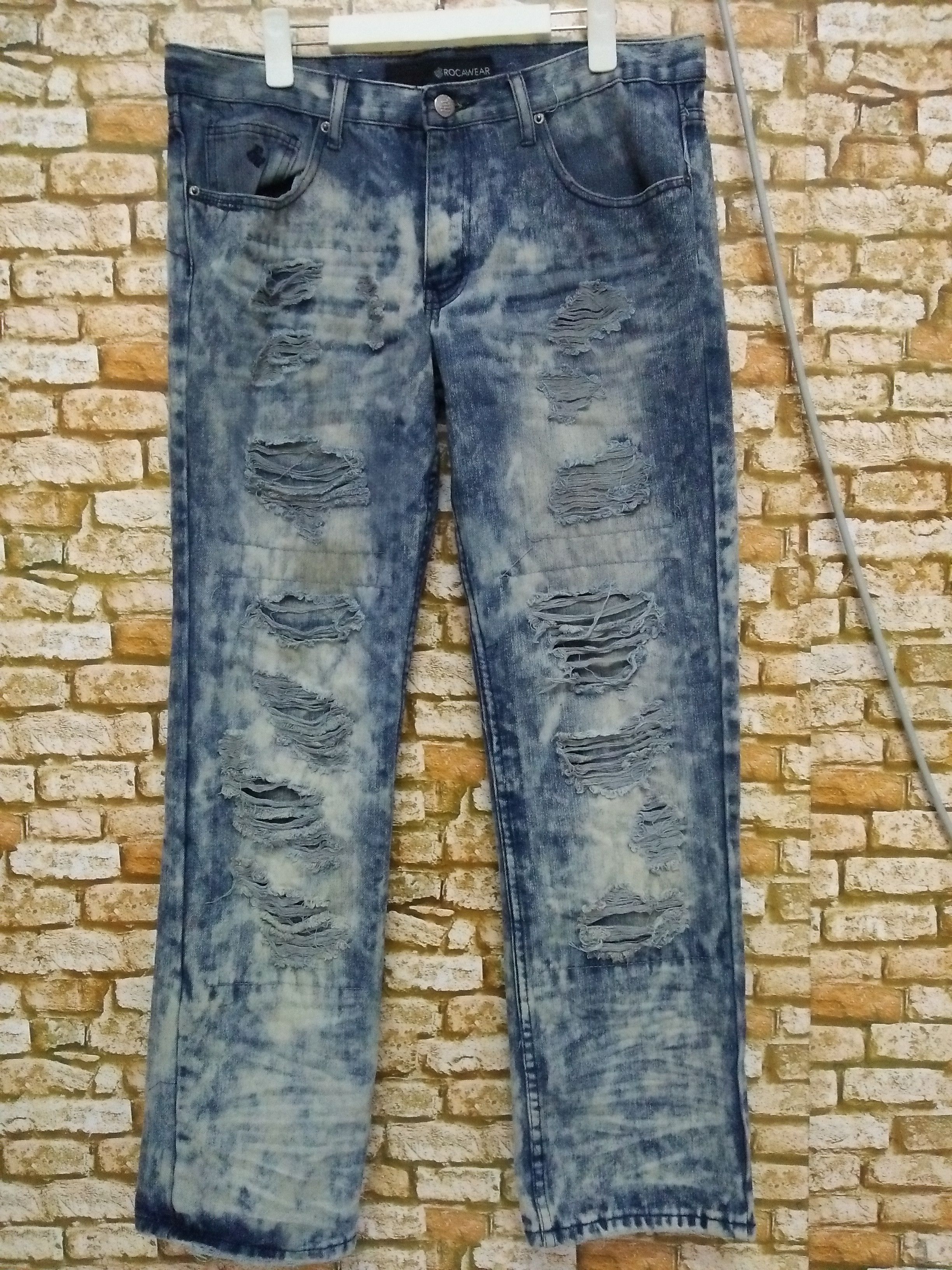 Rocawear ROCAWEAR DISTRESSED DENIM (B78) w35 Size US 35 - 1 Thumbnail