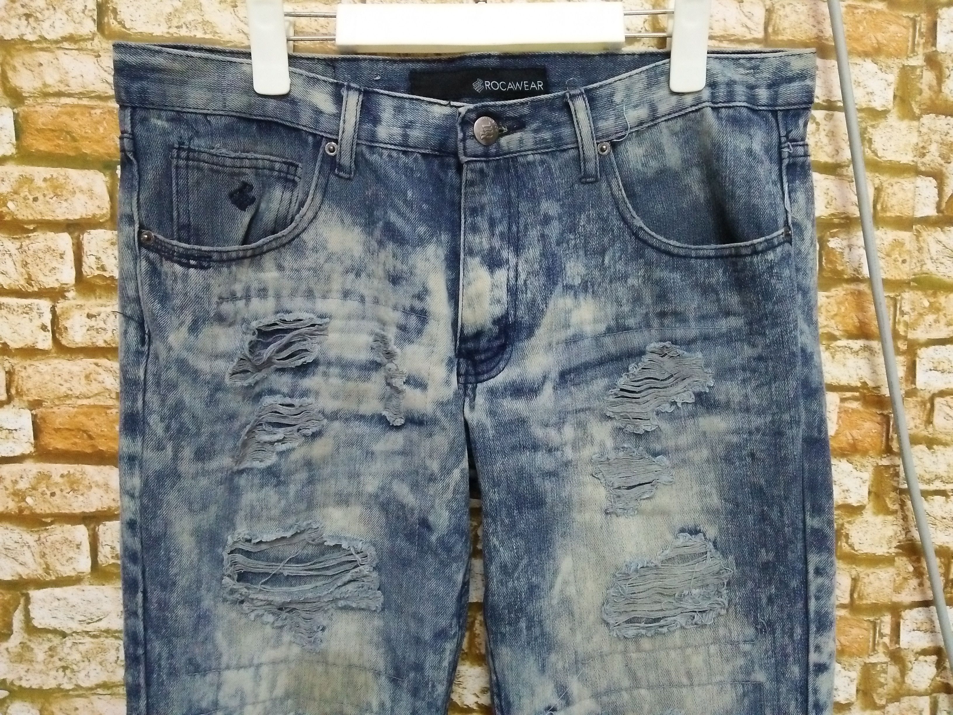 Rocawear ROCAWEAR DISTRESSED DENIM (B78) w35 Size US 35 - 3 Thumbnail