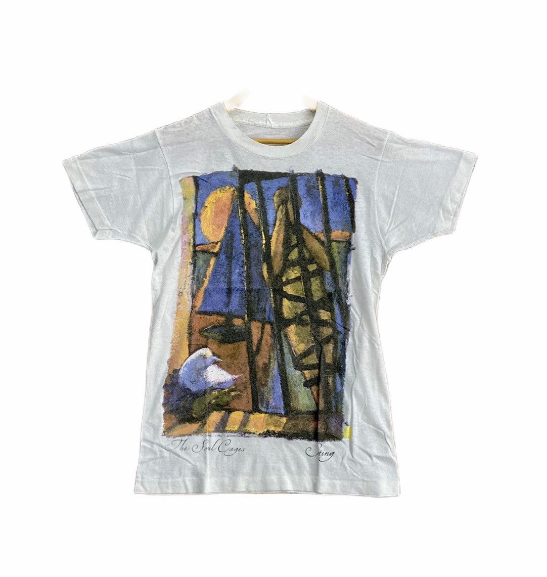 vintage 1990 sting the soul cages nice rare artwork t-shirts