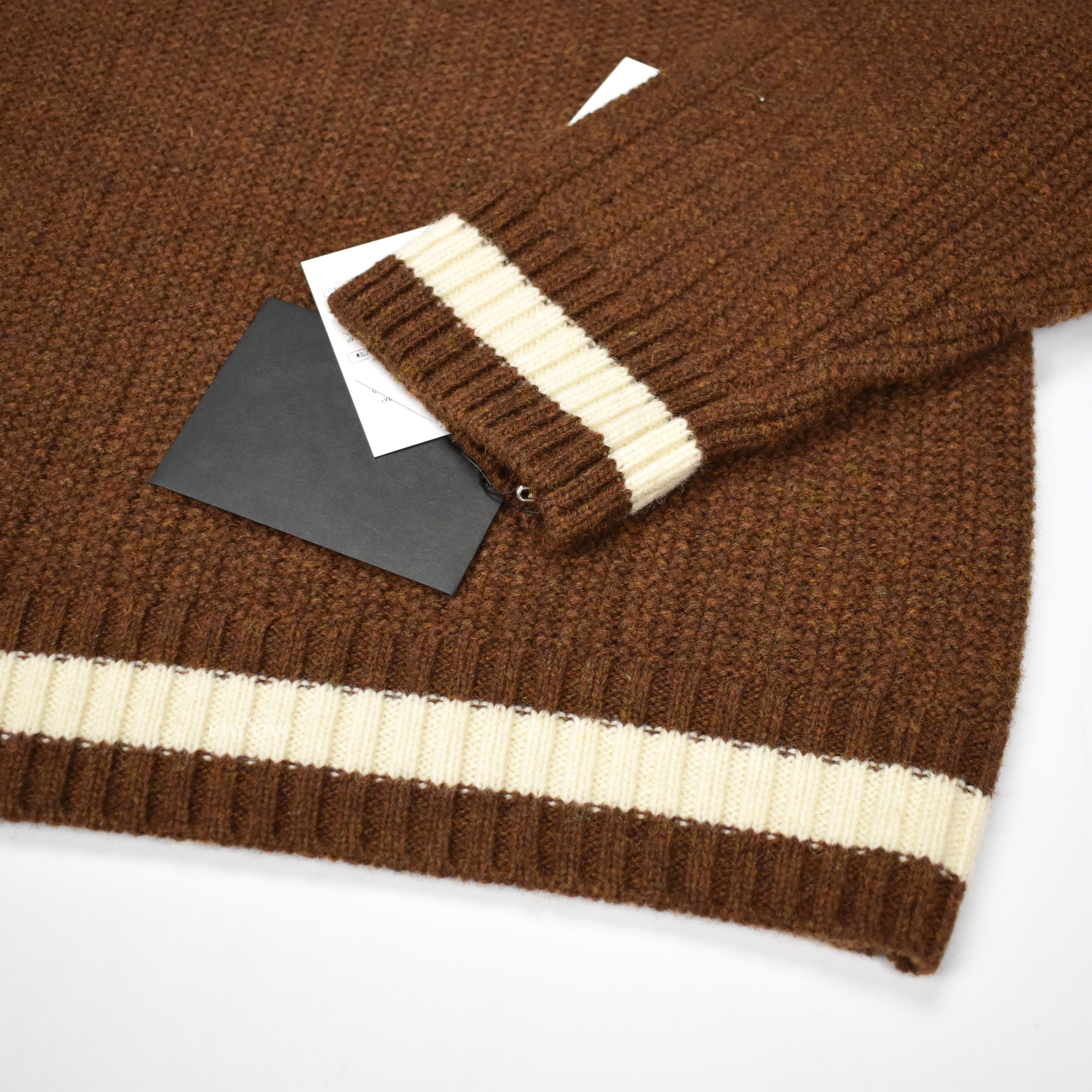 Undercover Brown Logo Embroidered Sweater NWT Size US L / EU 52-54 / 3 - 7 Thumbnail