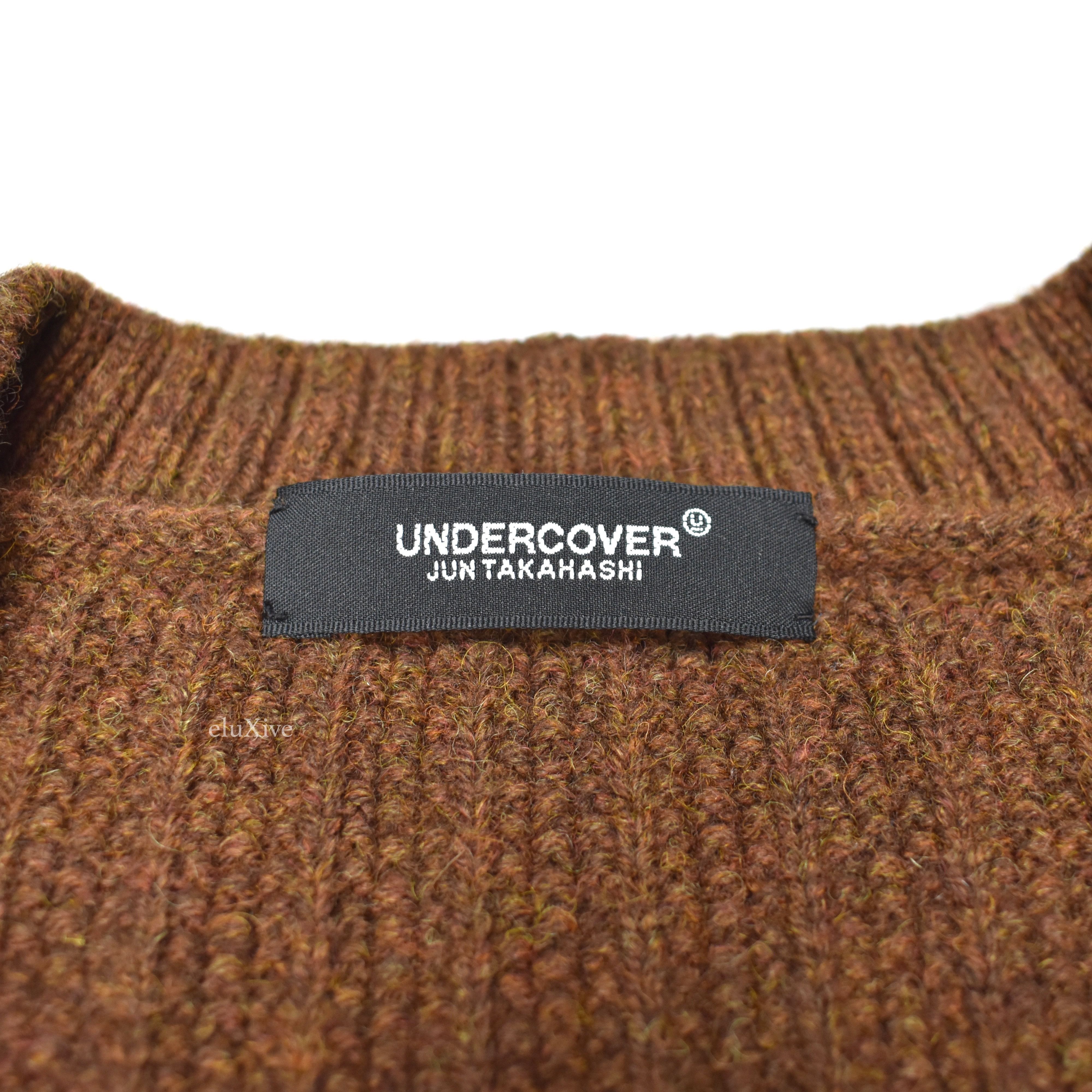 Undercover Brown Logo Embroidered Sweater NWT Size US L / EU 52-54 / 3 - 4 Thumbnail