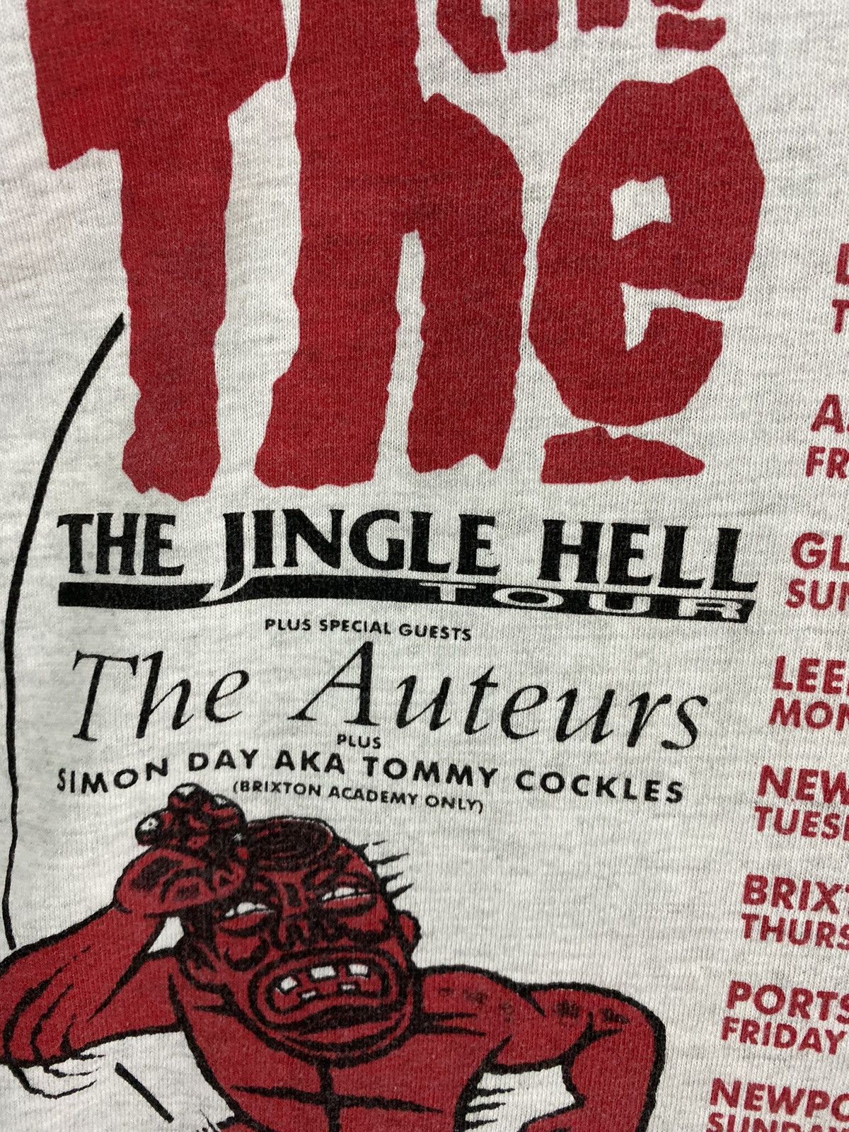 Band Tees vintage 1993 THE THE dust the jingle hell britpop t-shirts Size US XL / EU 56 / 4 - 6 Thumbnail