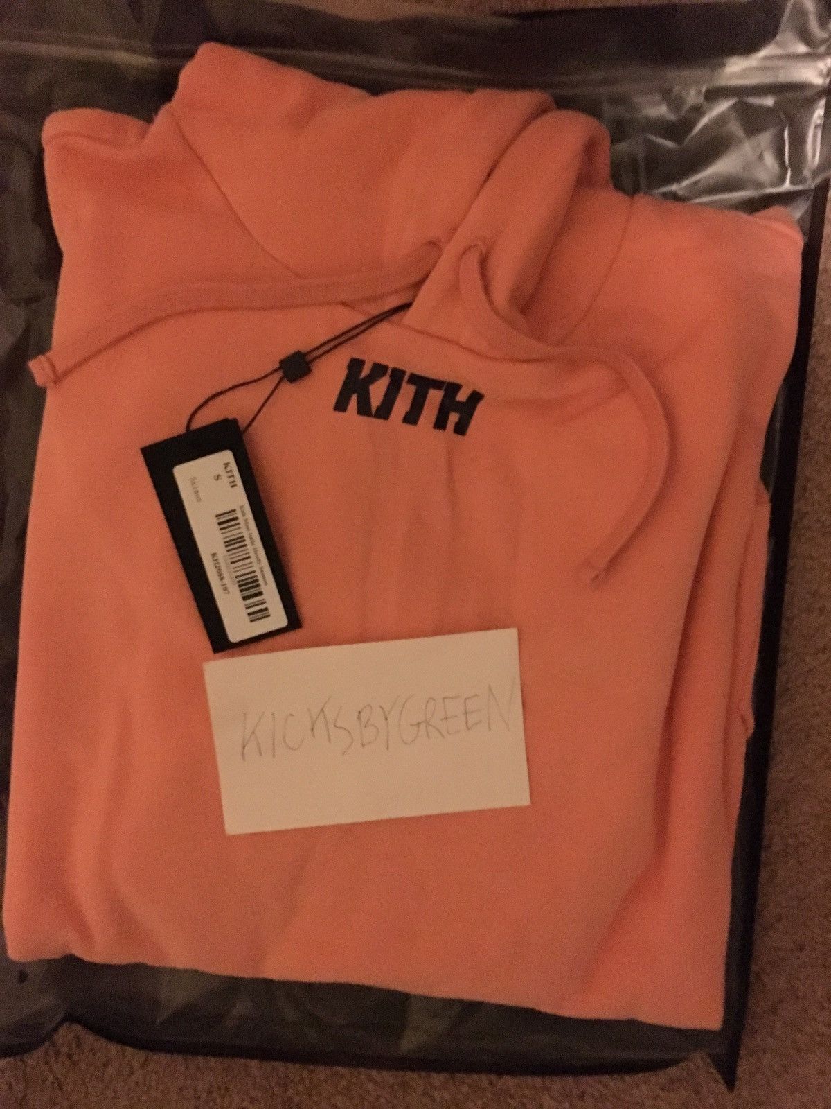 Kith Legends Day Hoodie Peach Salmon