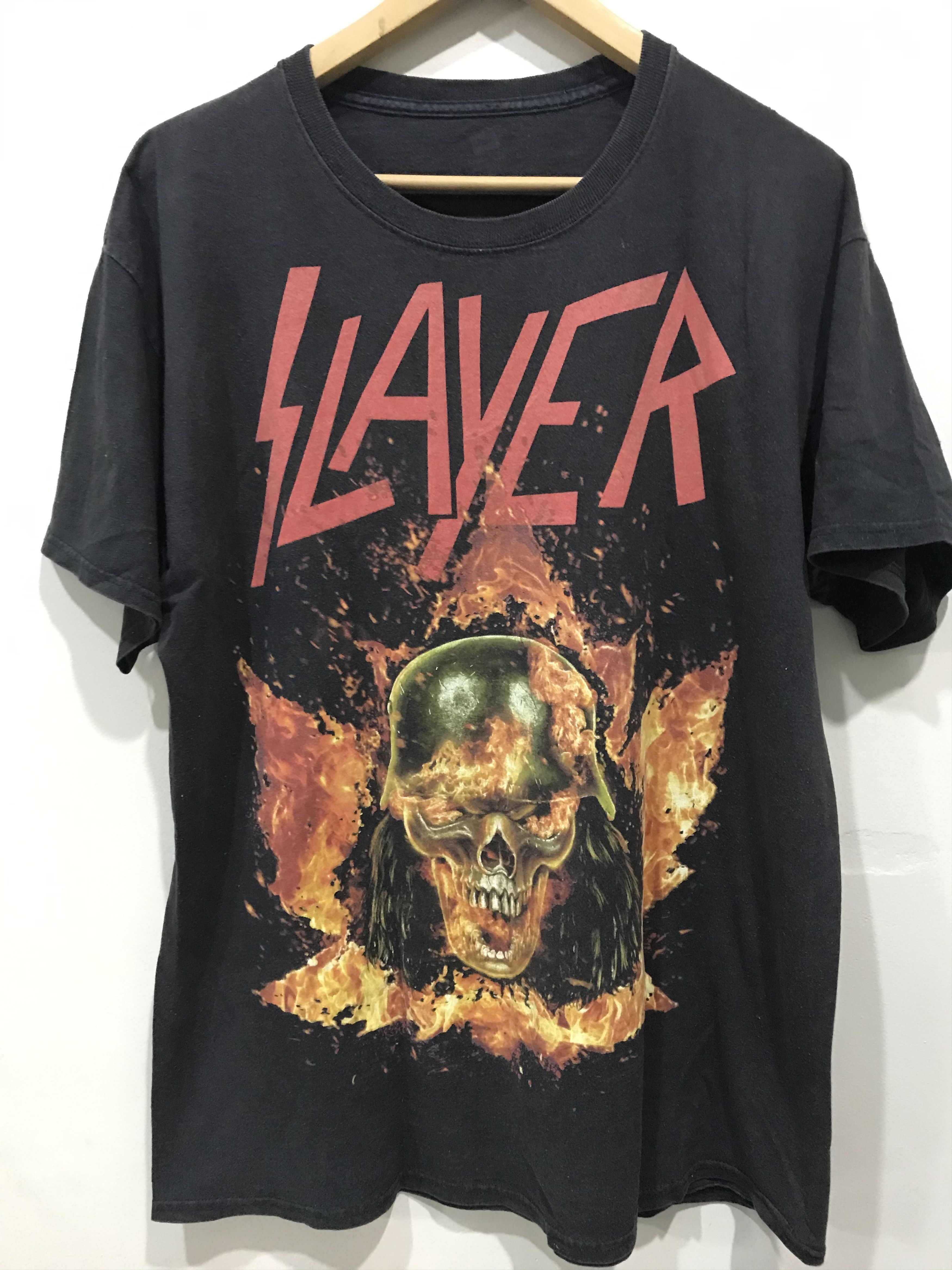 Band Tees Slayer 2013 Canada Tour Concert T Shirt Size US L / EU 52-54 / 3 - 1 Thumbnail