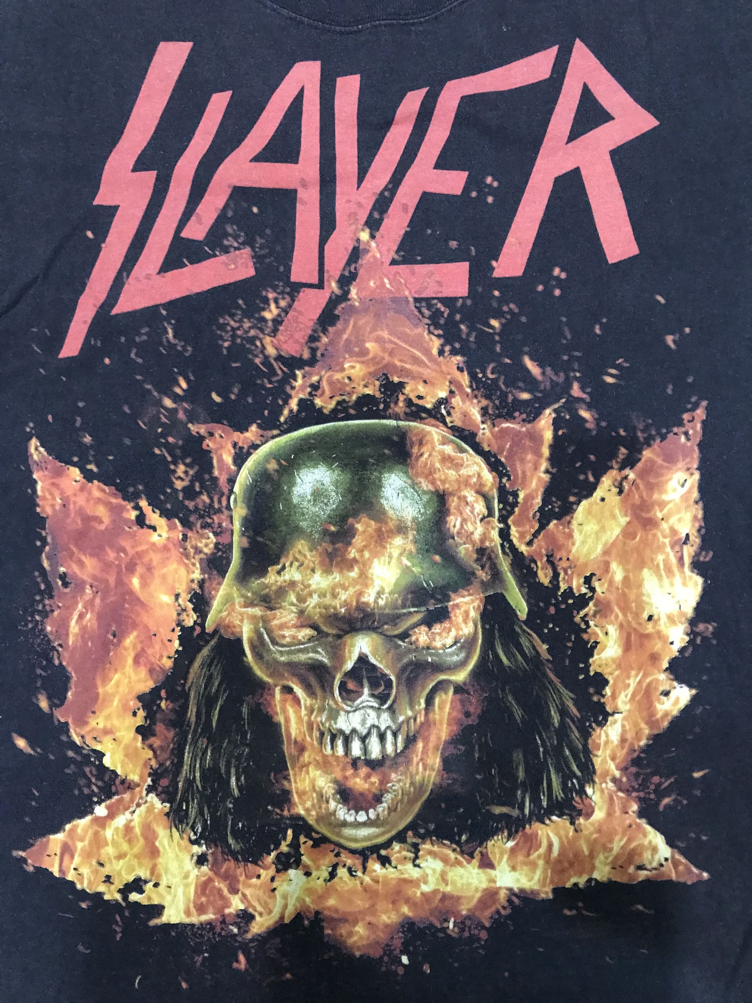 Band Tees Slayer 2013 Canada Tour Concert T Shirt Size US L / EU 52-54 / 3 - 5 Thumbnail