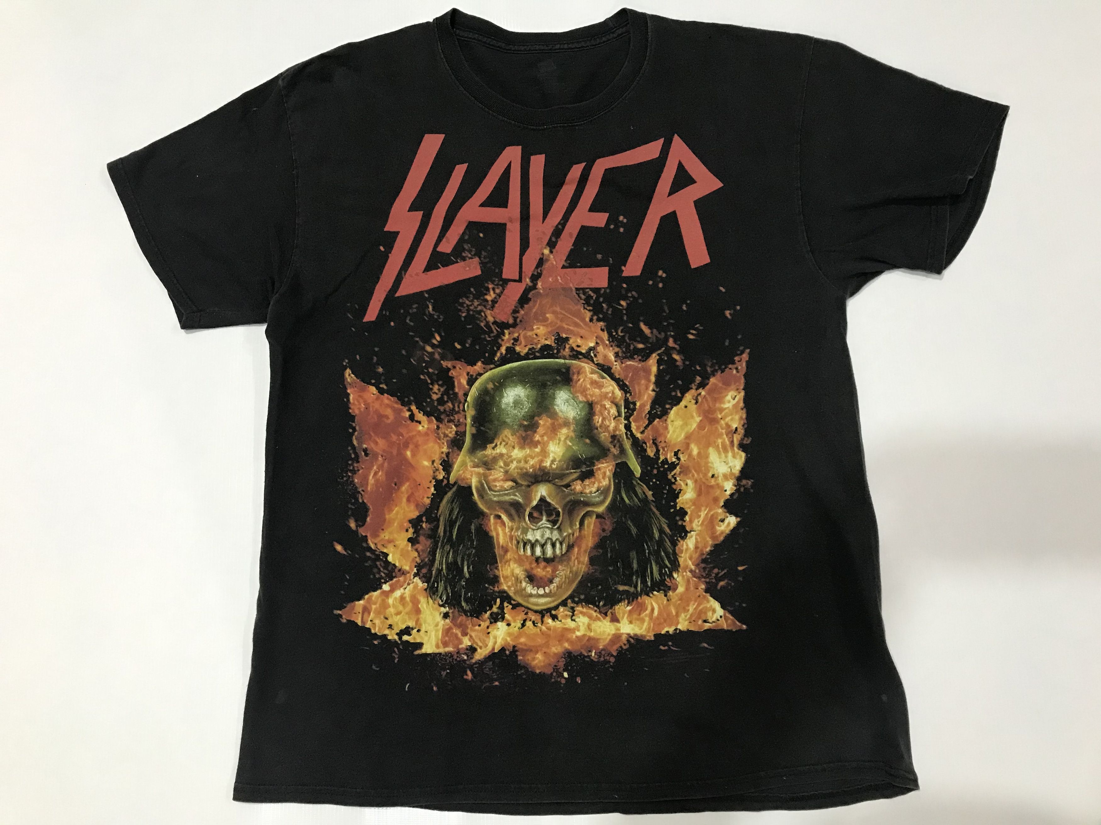 Band Tees Slayer 2013 Canada Tour Concert T Shirt Size US L / EU 52-54 / 3 - 3 Thumbnail