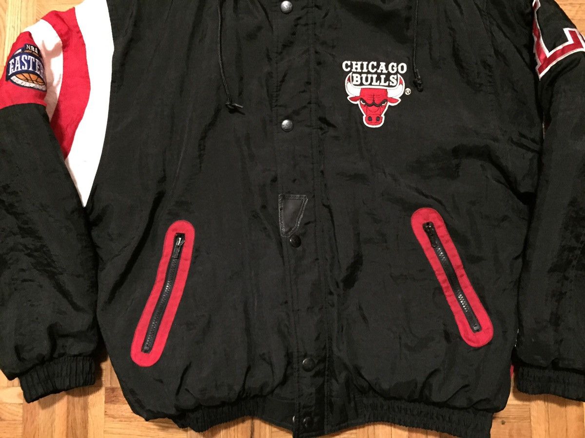 Starter × Vintage Chicago Bulls Starter Size Large Full Zip Jacket Size US L / EU 52-54 / 3 - 3 Thumbnail