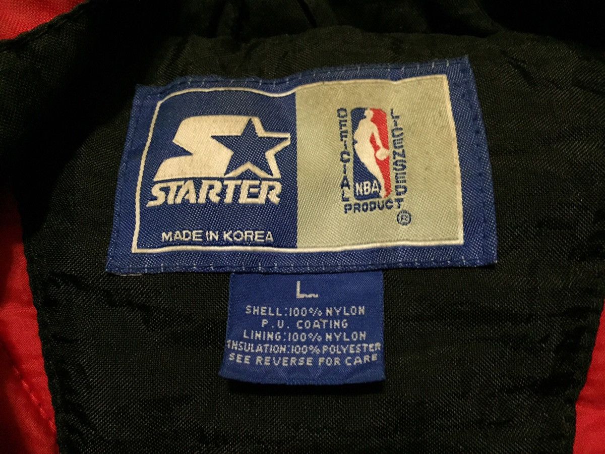 Starter × Vintage Chicago Bulls Starter Size Large Full Zip Jacket Size US L / EU 52-54 / 3 - 7 Thumbnail