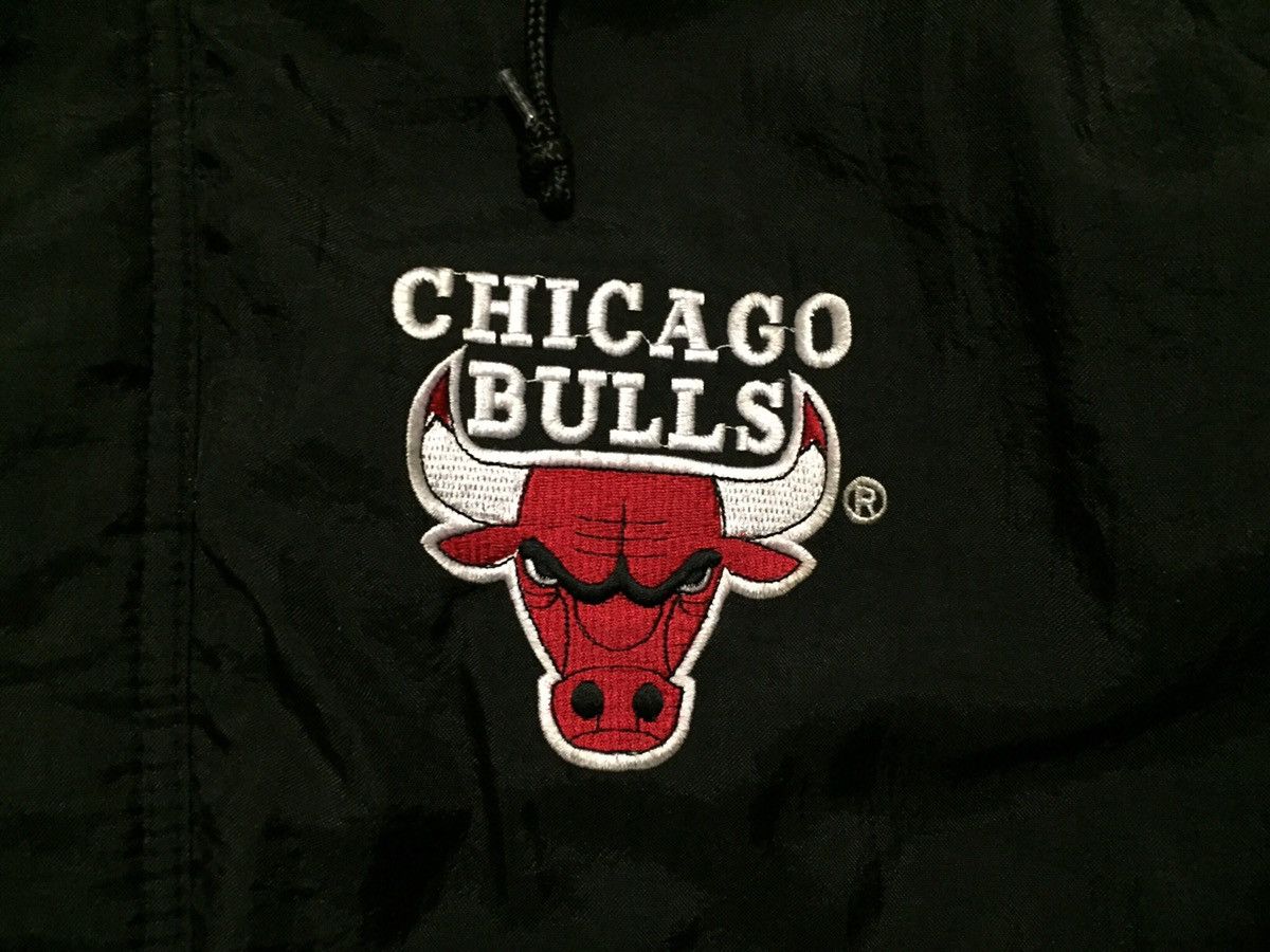 Starter × Vintage Chicago Bulls Starter Size Large Full Zip Jacket Size US L / EU 52-54 / 3 - 8 Thumbnail