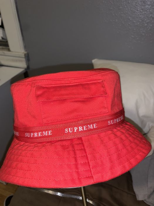 Supreme Jacquard Logo Taping Crusher Hat | Grailed