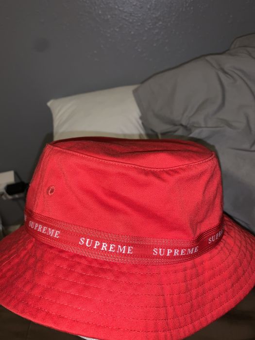 Supreme Jacquard Logo Taping Crusher Hat | Grailed