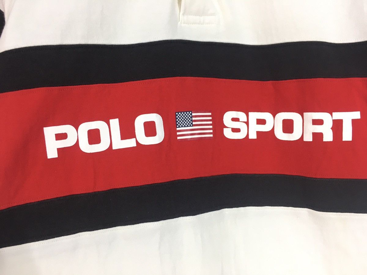 Polo Ralph Lauren Vintage Polo Sport By Ralph Lauren Spellout Big Logo Size US S / EU 44-46 / 1 - 4 Thumbnail