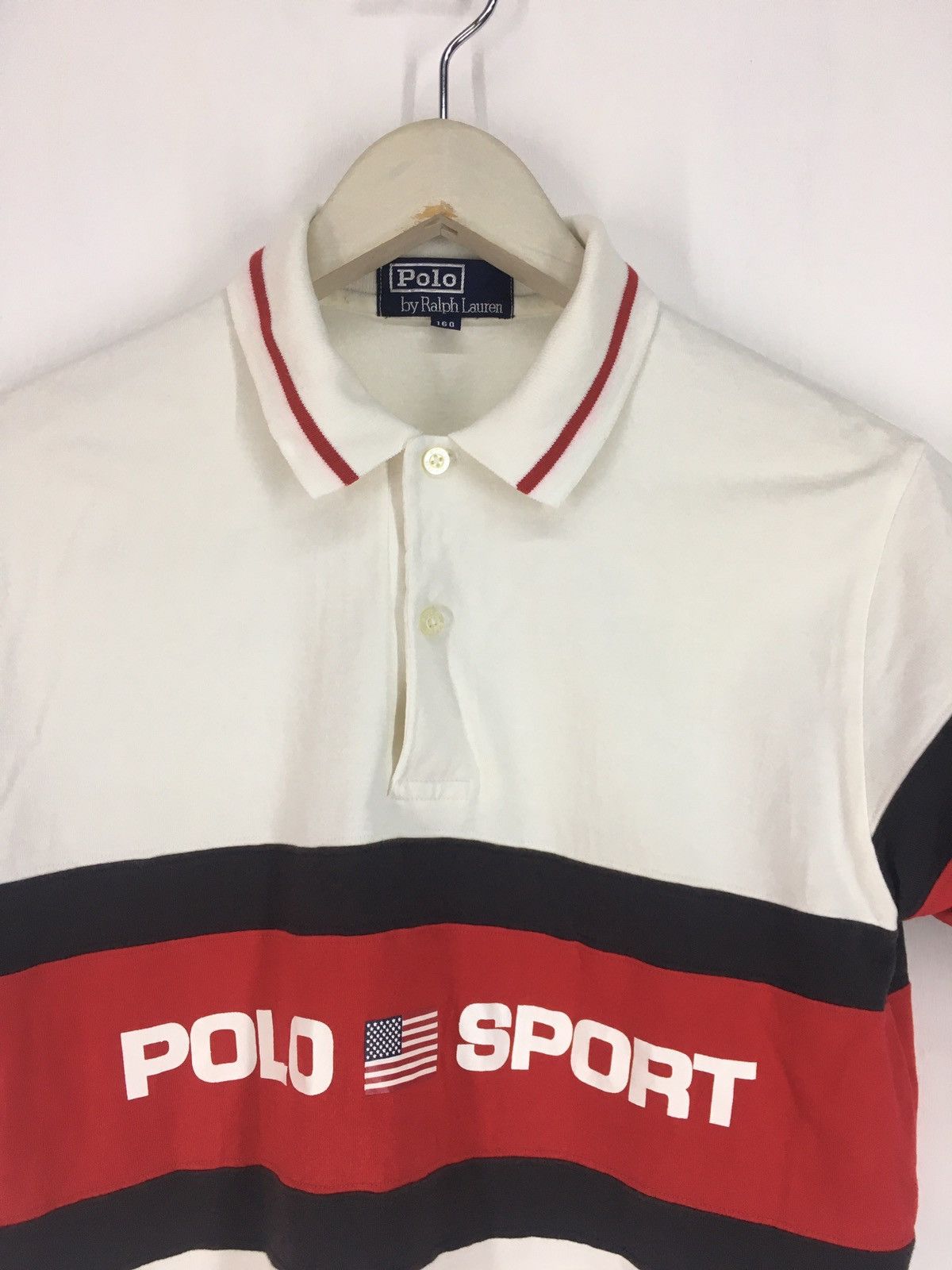 Polo Ralph Lauren Vintage Polo Sport By Ralph Lauren Spellout Big Logo Size US S / EU 44-46 / 1 - 3 Thumbnail