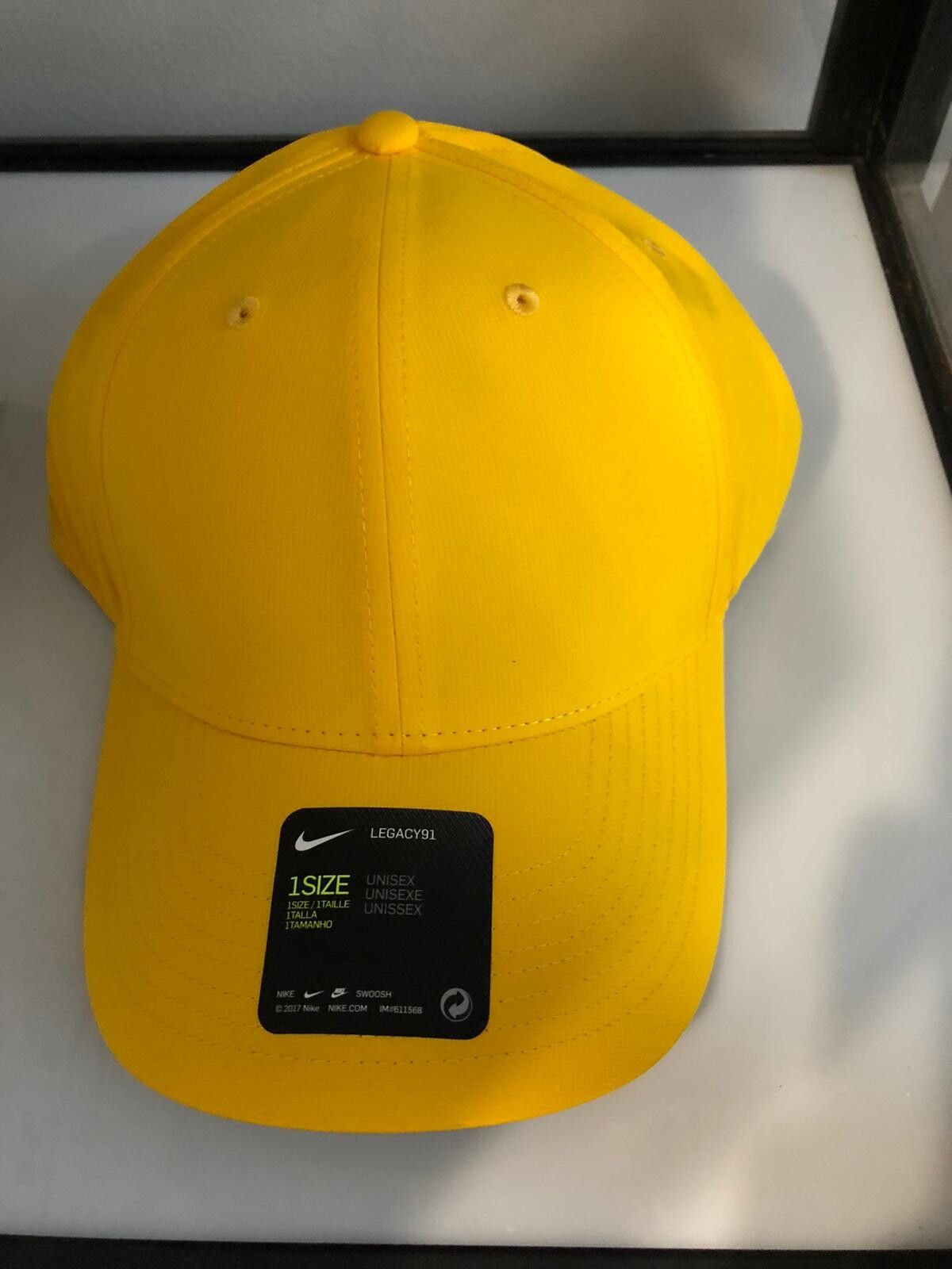 Nike New Nike men's Dri-FIT Tech Adjustable yellow Golf Hat Size ONE SIZE - 1 Preview