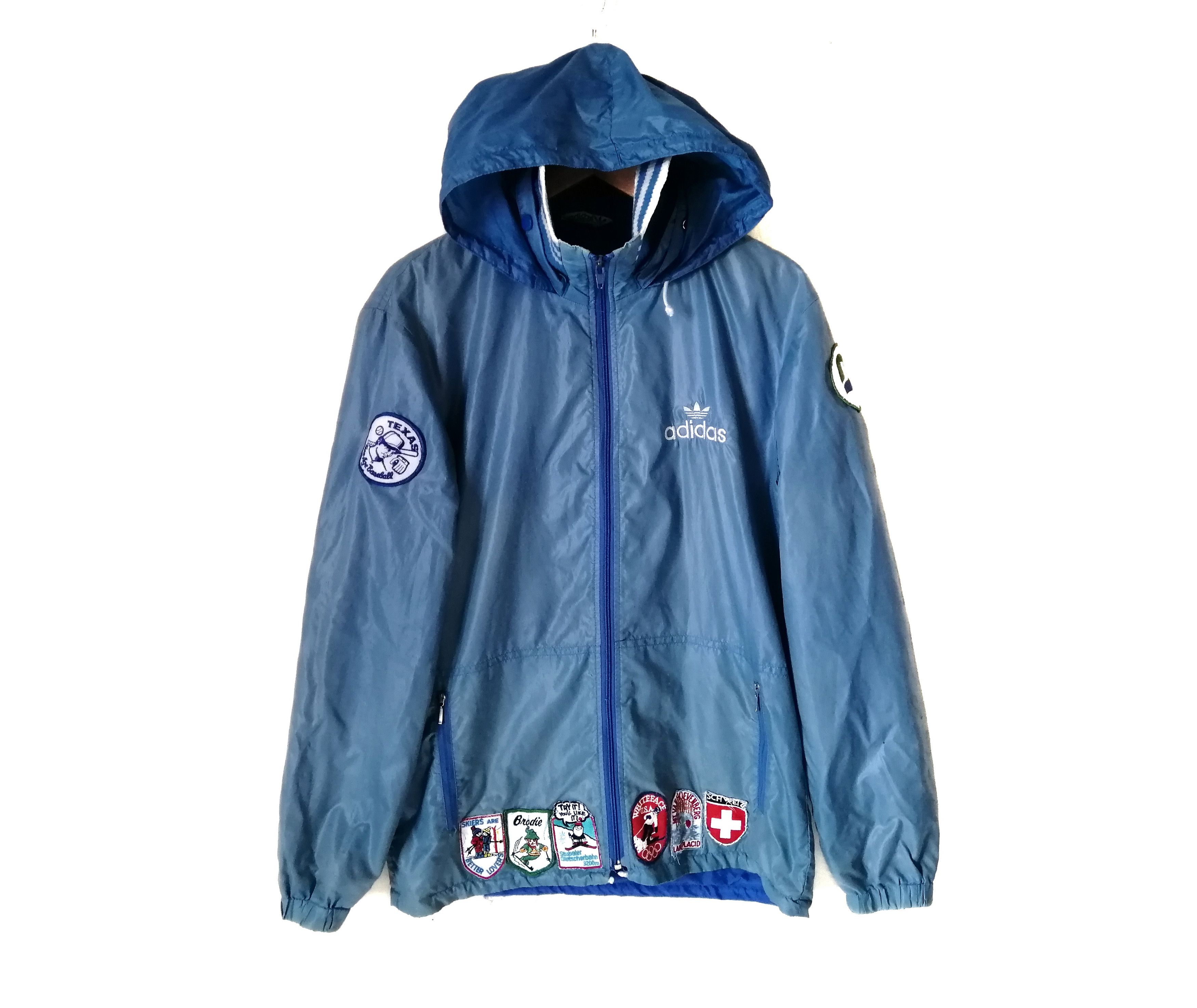 Vintage Adidas Windbreaker Jacket Rare Menswear