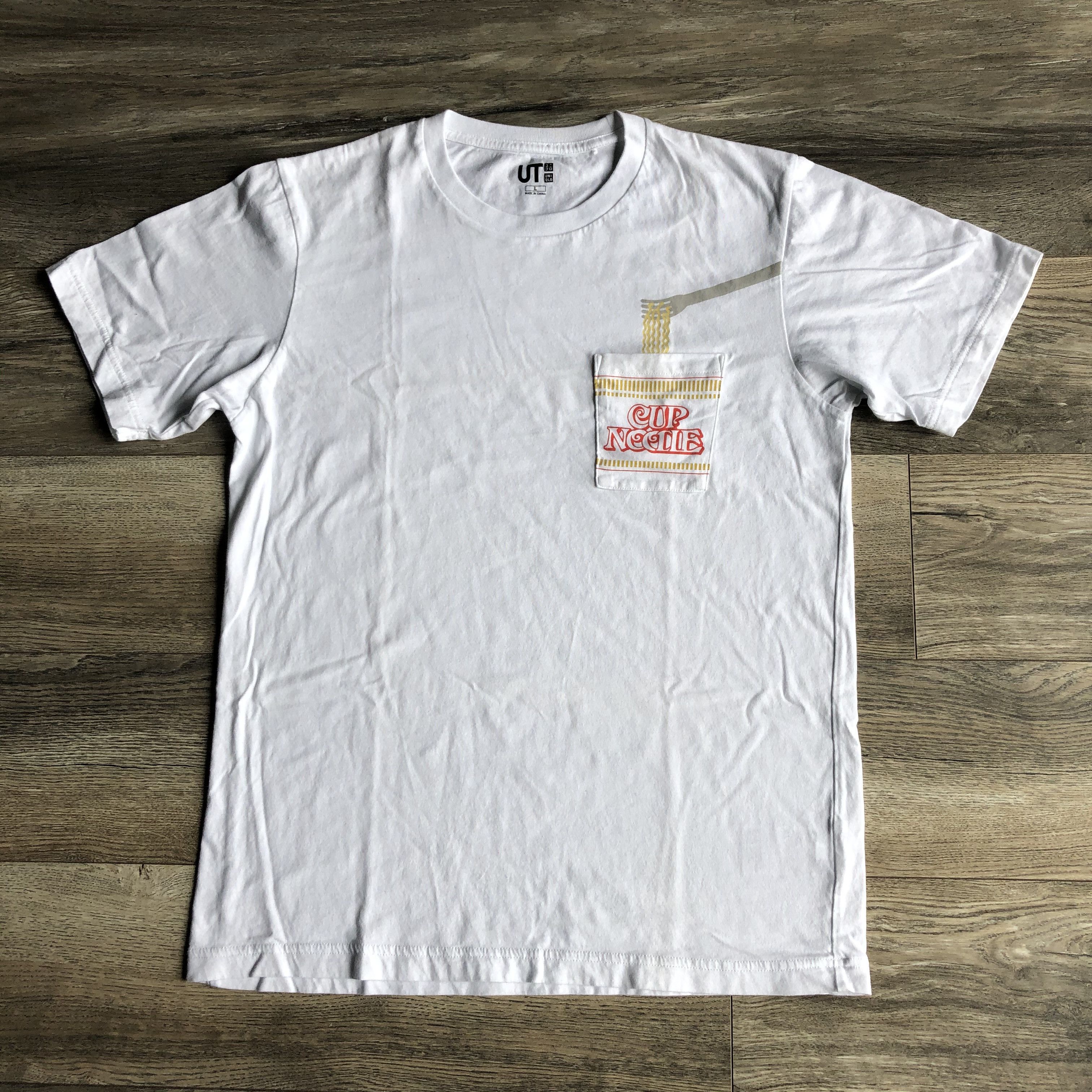 Uniqlo Ramen Cup Noodle Pocket Tee Size L | Grailed