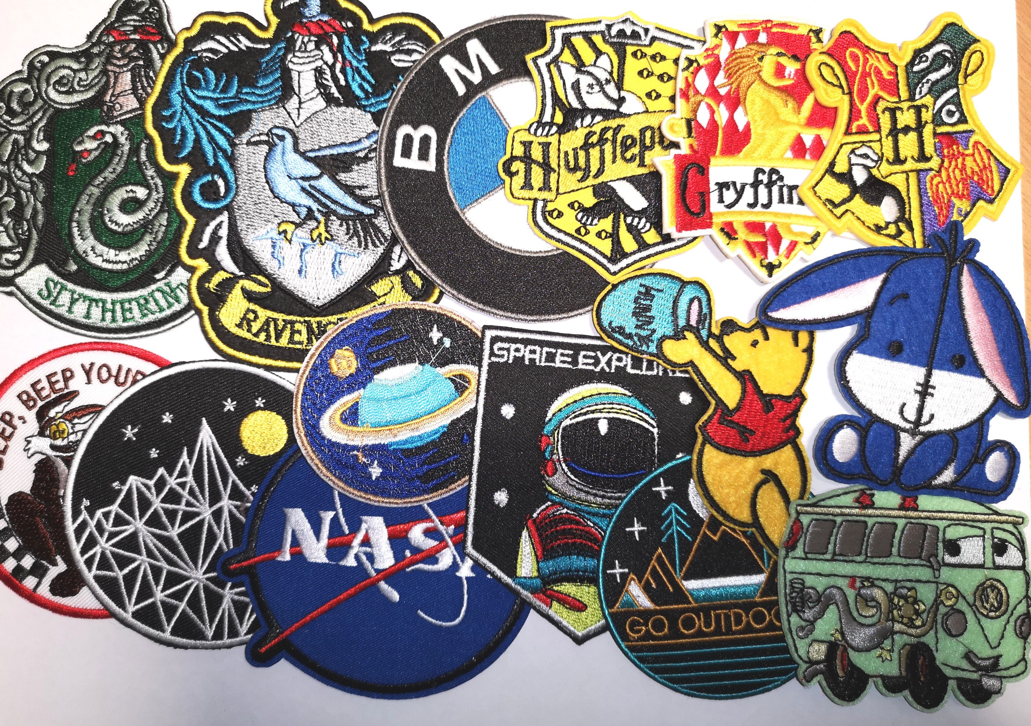 Handmade × Other × Vintage Embroidered Cloth Iron On 18 Patches Size ONE SIZE - 1 Thumbnail