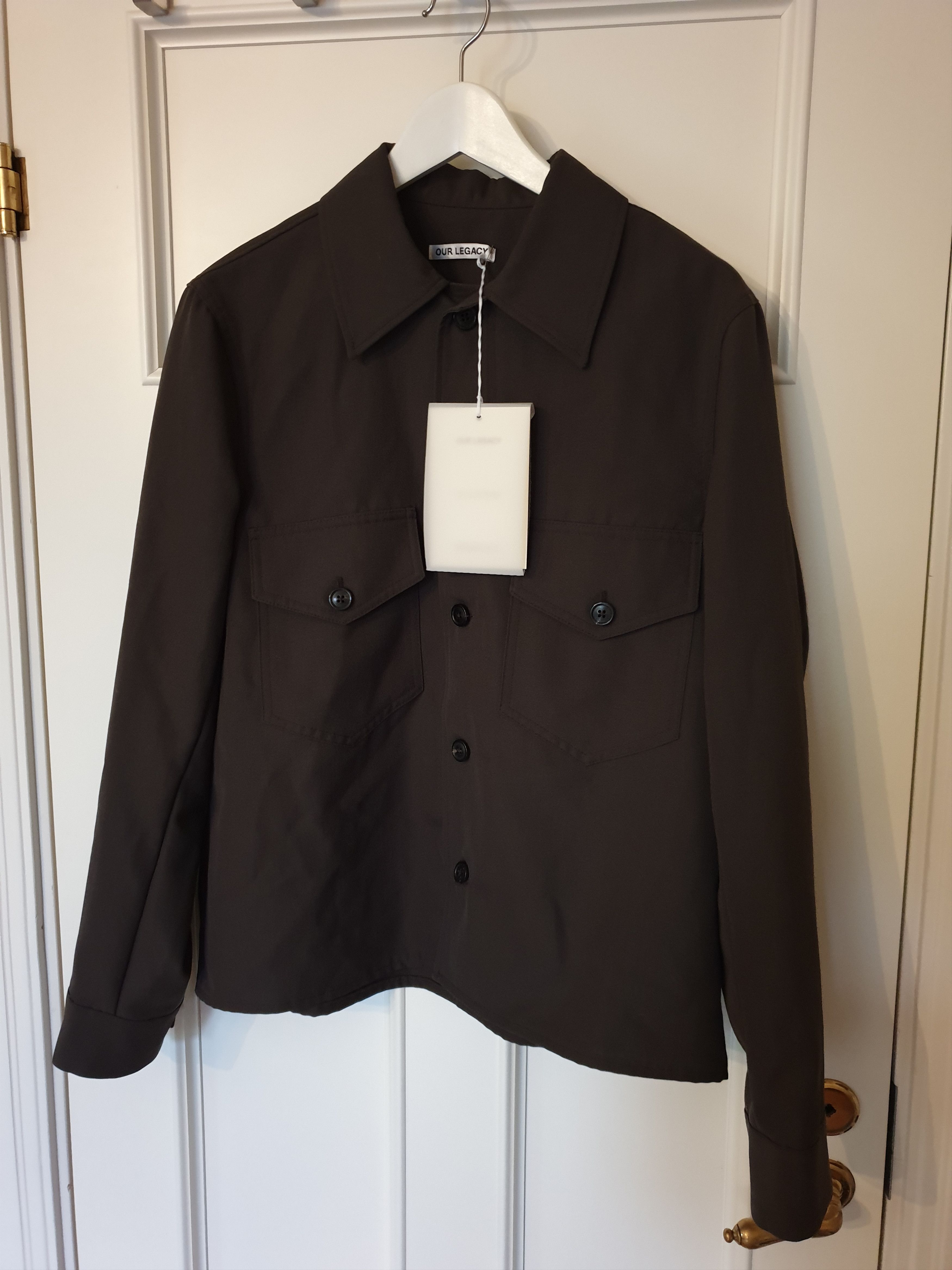 トップス our legacy loan jacket black melton Our Legacy Black Melton Loan Jacket Our Legacy