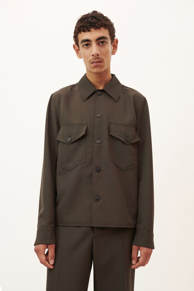 Our Legacy Loan Jacket Mudd Washed Wool | Grailed