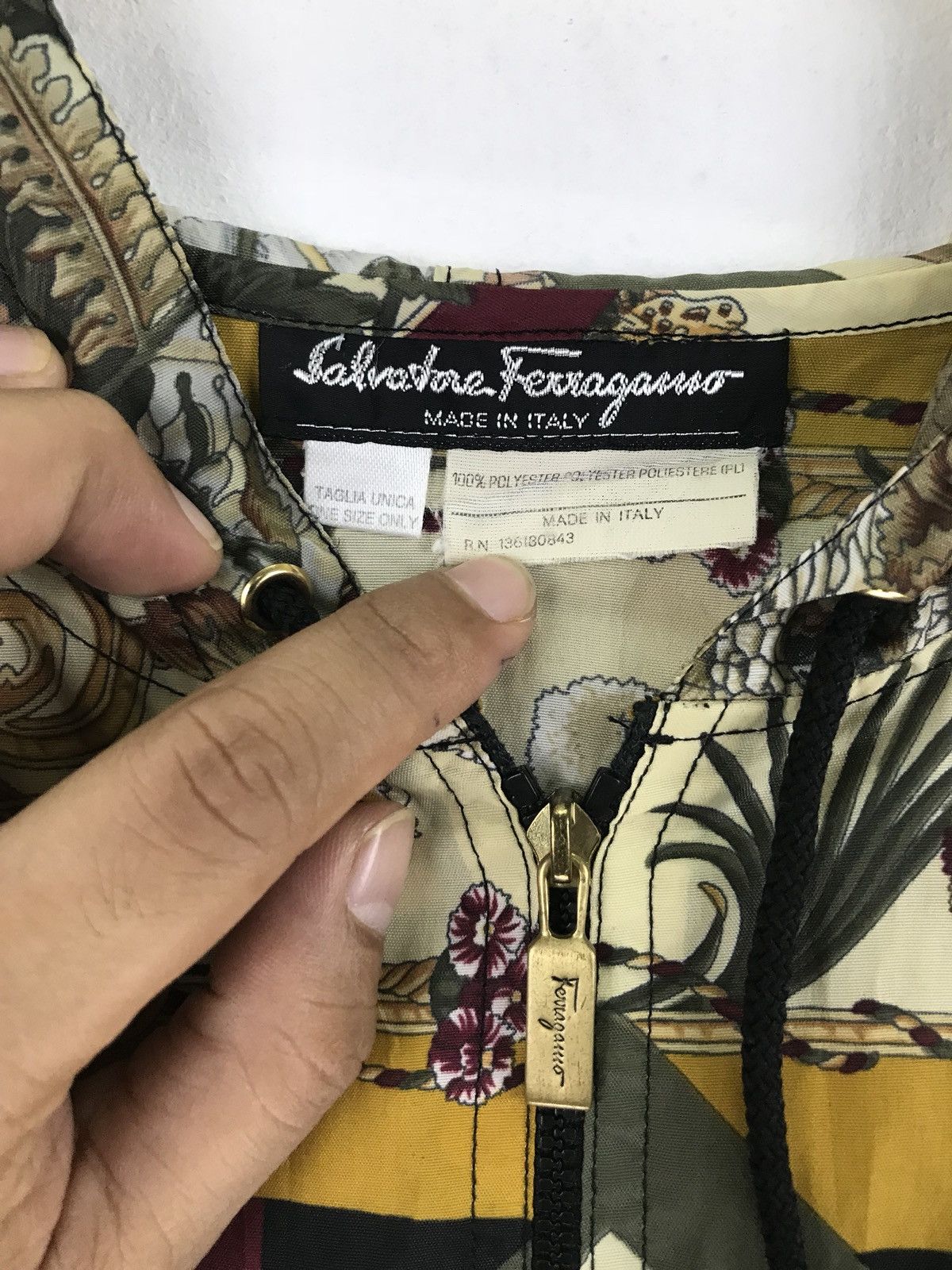 Salvatore Ferragamo Luxury Salavatore Ferragamo Full Print jacket Size US XXL / EU 58 / 5 - 5 Thumbnail